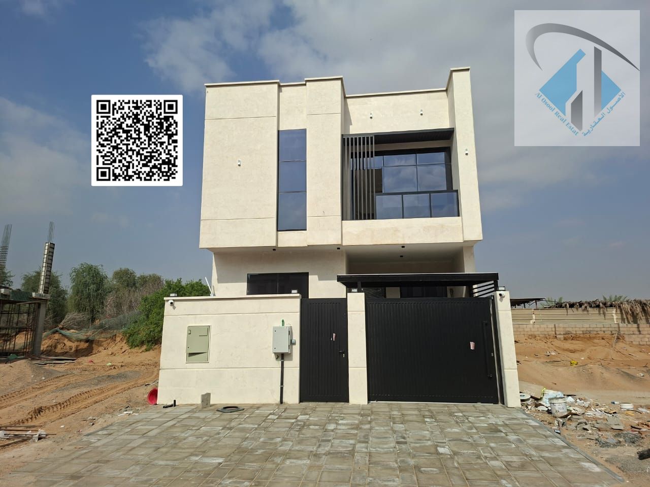 Villa for sale directly from the owner at a bargain price and without a down payment. A modern villa near the mosque, one of the most luxurious villas