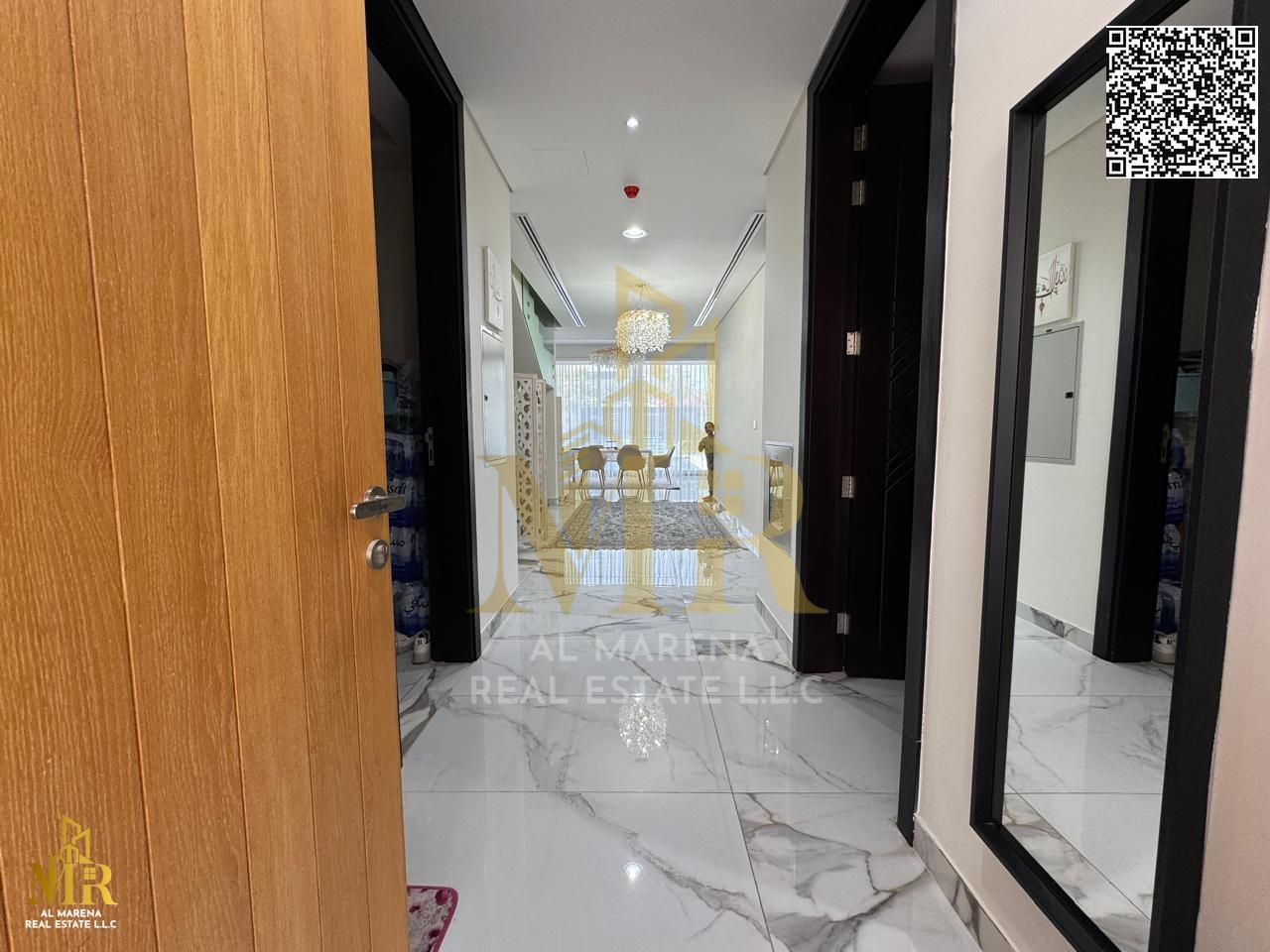 Corner villa, 6,200 sq ft, 3 master bedrooms, large living room, pool, outdoor seating, kids’ play area, price includes electricity, water, AC, and 4-