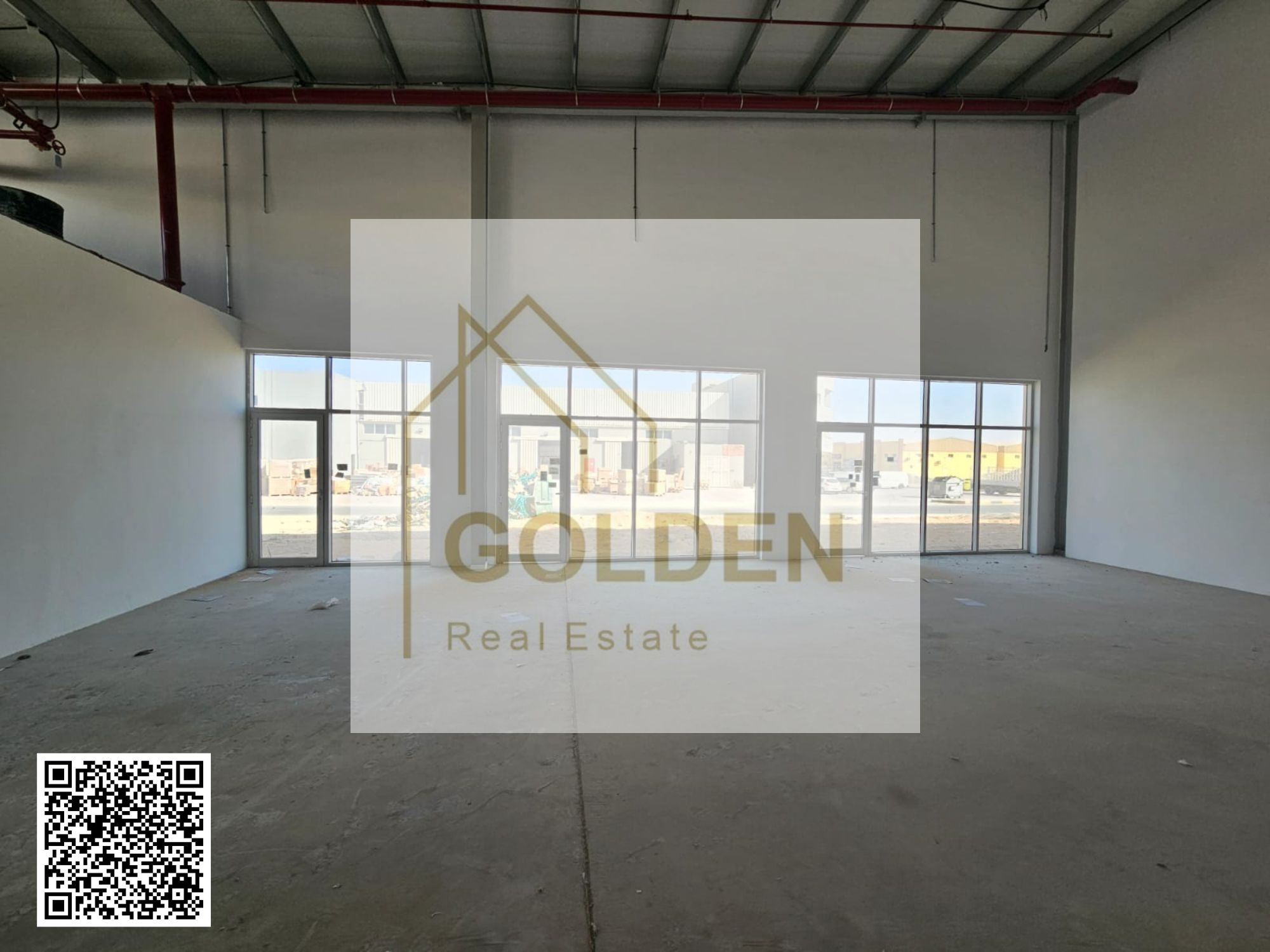 Prime main-road location with 25 kW power supply, upgradeable upon request, and a practical layout that ensures smooth daily operations, loading, and