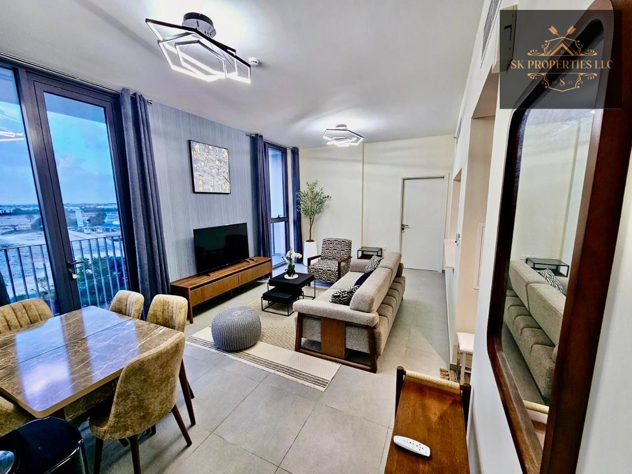 A luxurious fully furnished 2 bedroom apartment prime location in boulevard 3 Al Jada fully equipped kitchen 3 bath with 2 master bedroom all modern amenities gym and pool covered parking lot