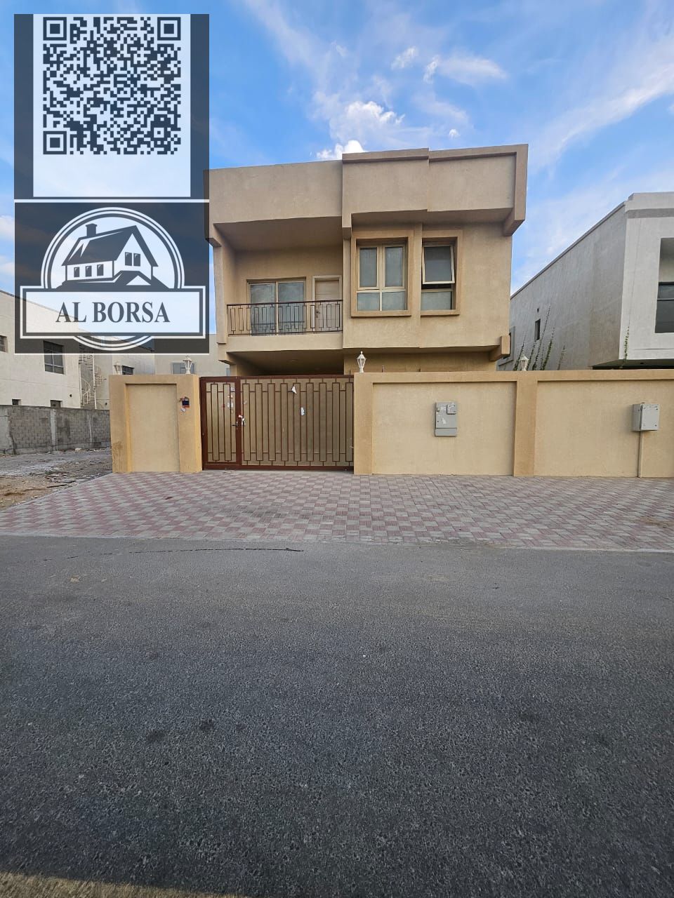 Villa for rent – Al Zahiyah area, Ajman – 5 master bedrooms, living room, majlis, maid's room, prime location