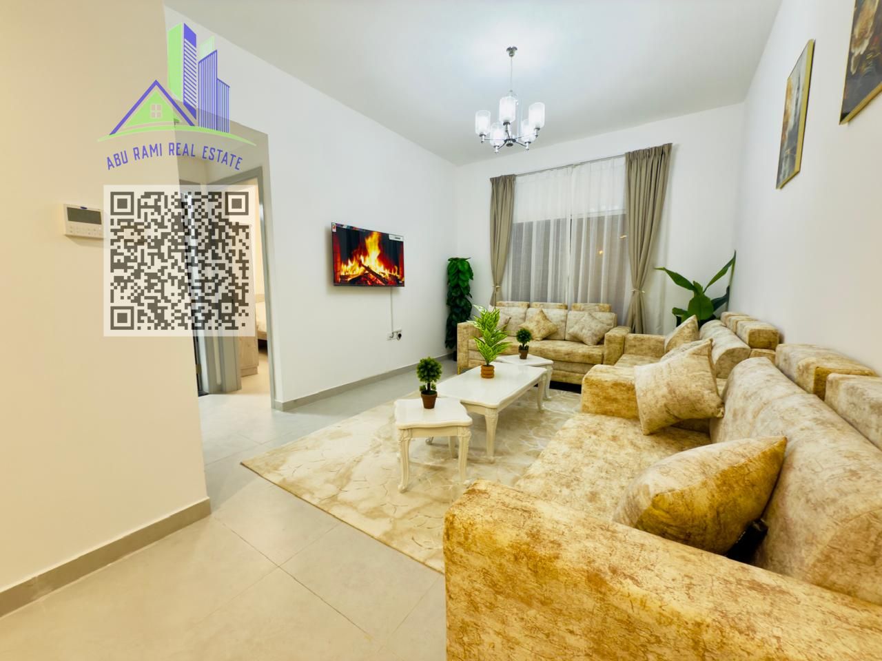 1BHK- monthly rent - all inclusive - furnished - new furniture