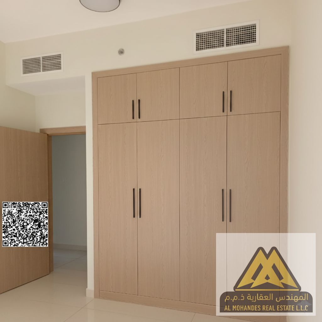New Apartment with Balcony for Annual Rent in Ajman-Central AC