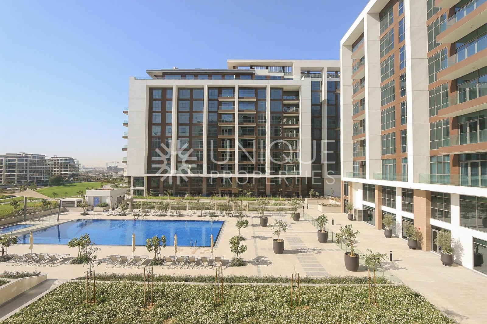 Large Balcony | Pool + Park View | Lower Floor