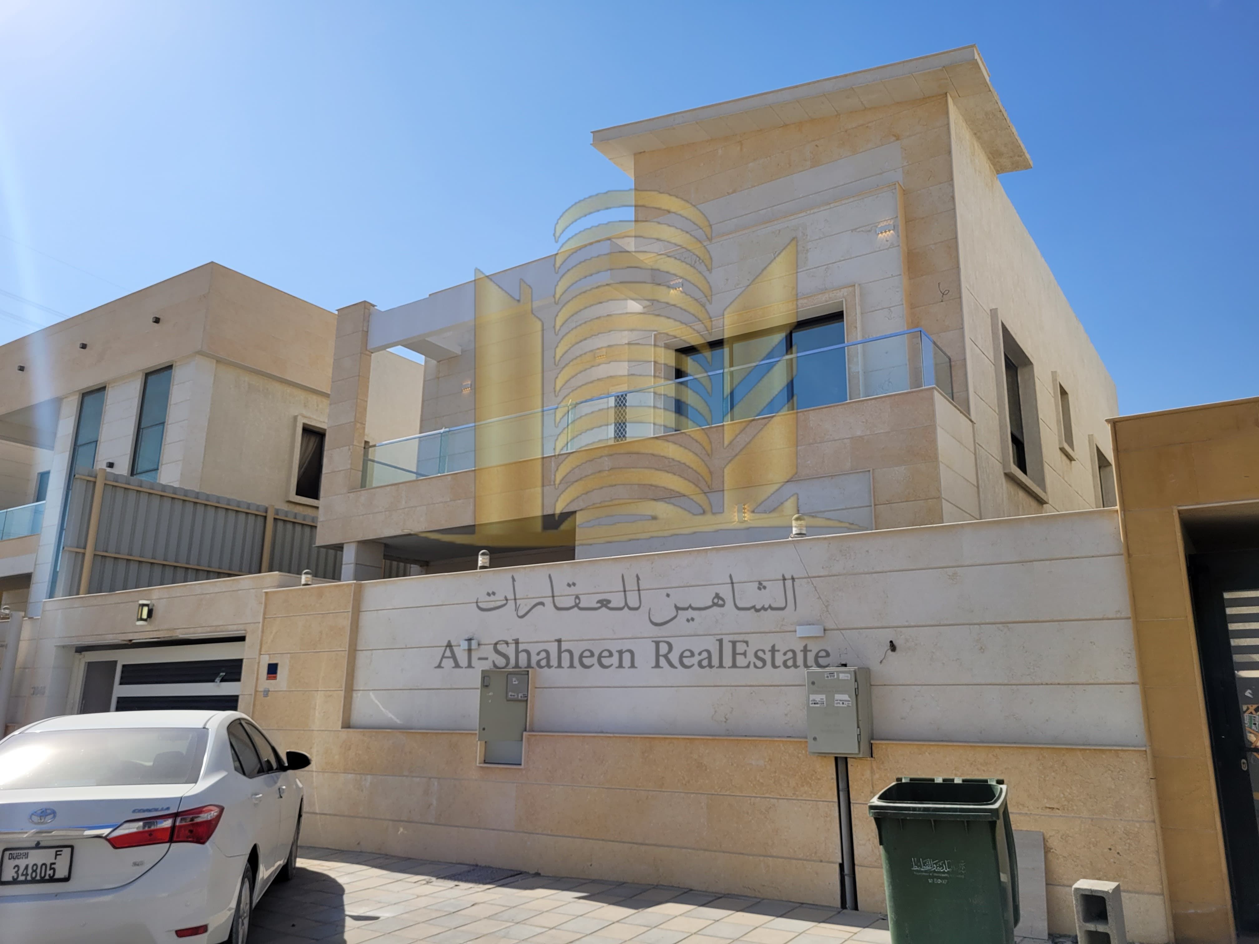Furnished villa for rent and sale in Al Yasmin, Ajman Area: 3014 sq ft 5 master bedrooms, living room, majlis, kitchen, balcony Annual rent: AED 130,000 (negotiable) Sale price: AED 1,800,000 . . . . . . . . Furnished villa f