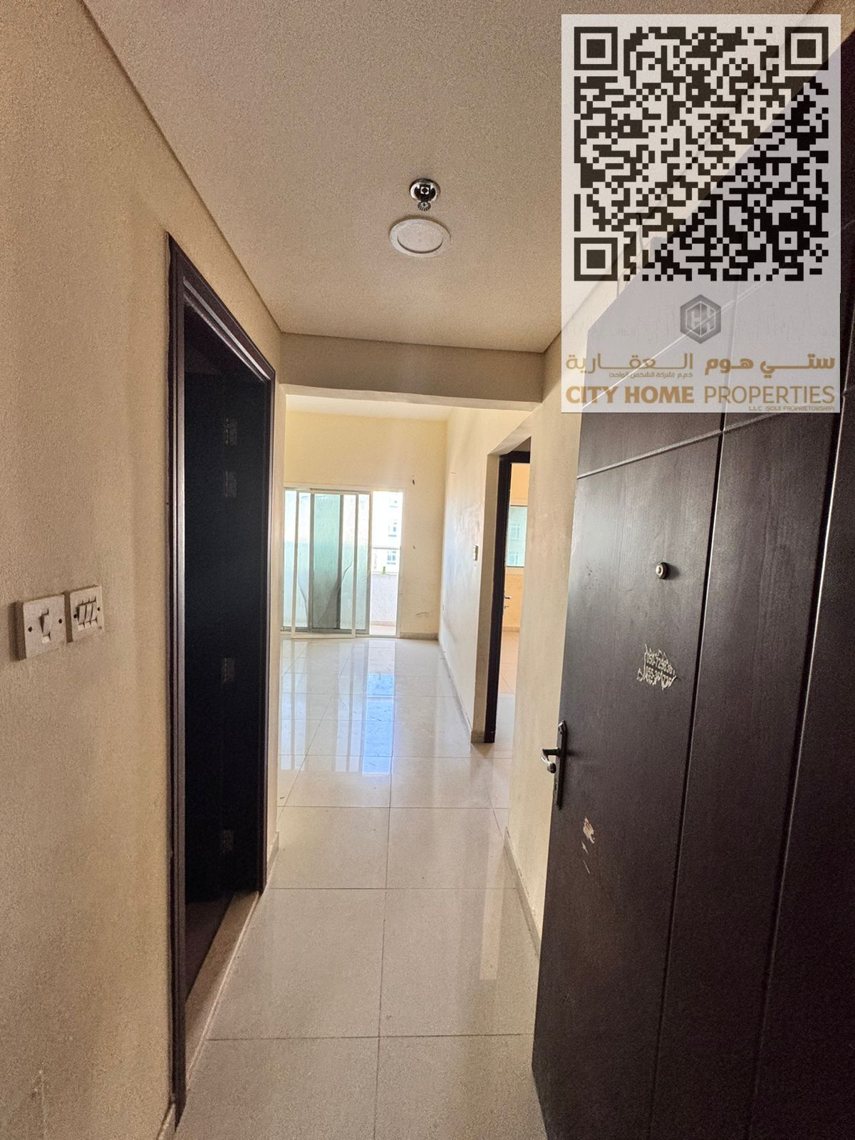 The lowest-priced 1 Bedroom + Hall apartment available in Al Rawda, Ajman, offering a large layout and located in a high-standard, family-only residen