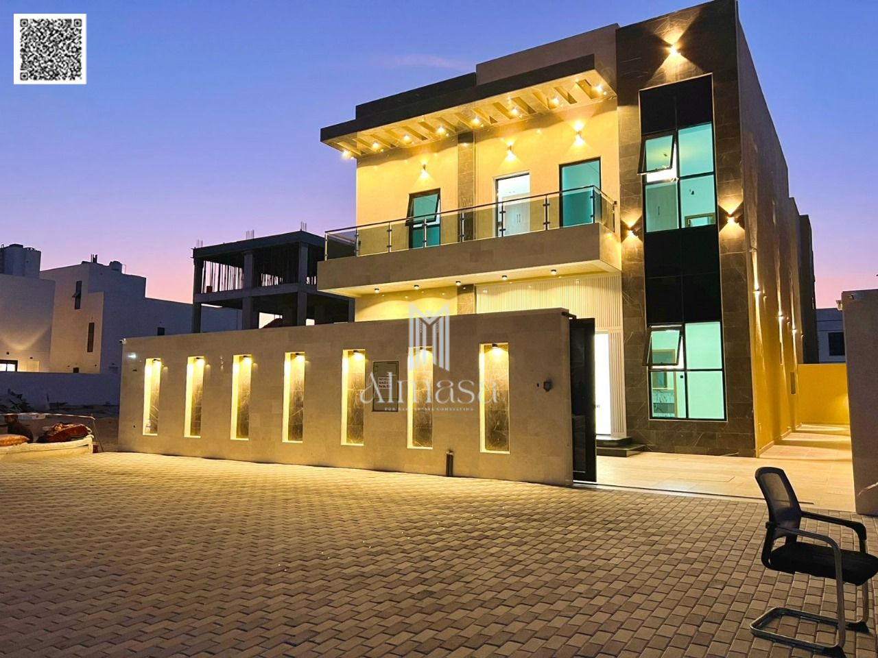 Villa including registration and ownership fees, large area, freehold ownership for all nationalities for life, ready to move in