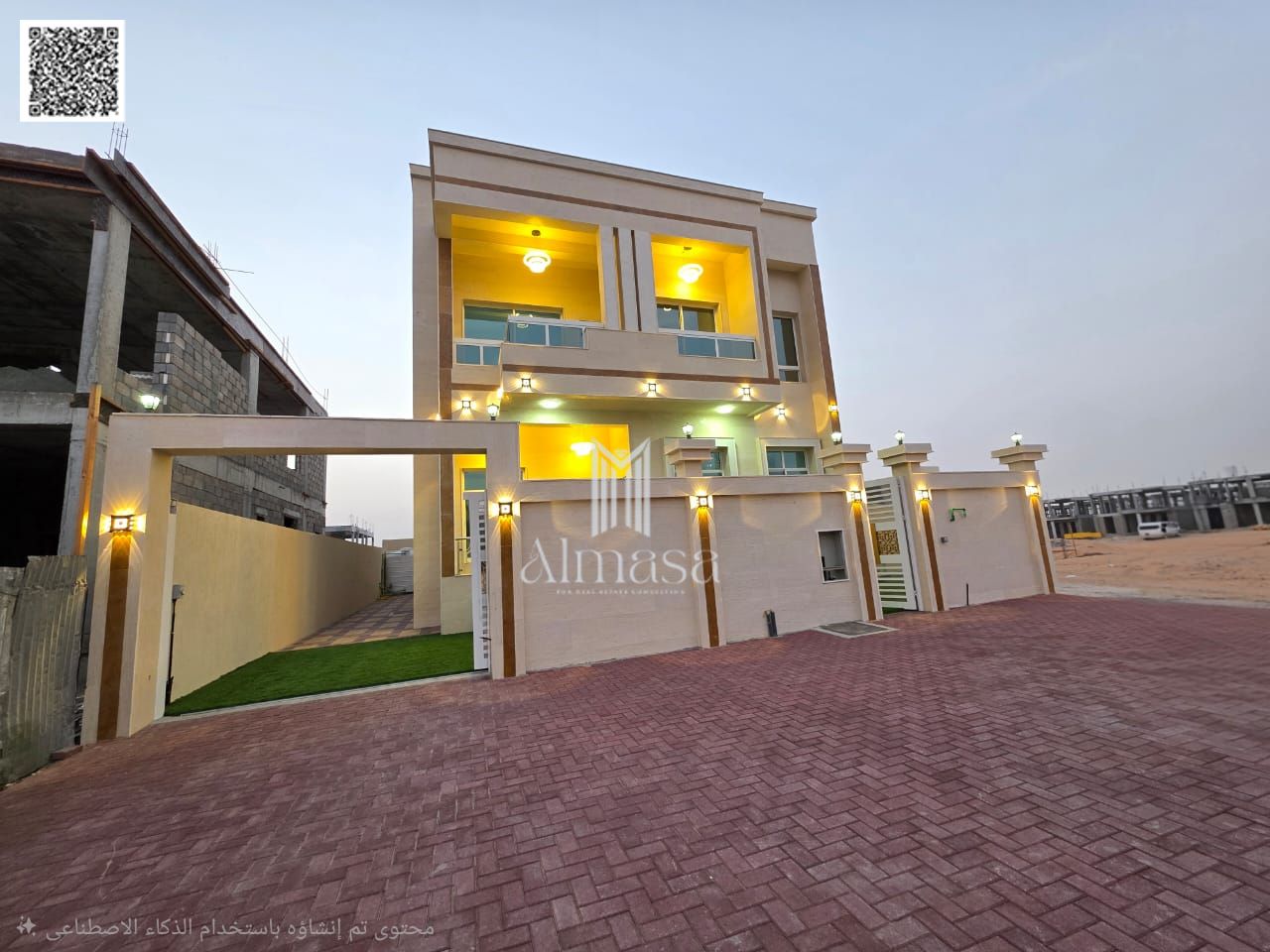 Seize your opportunity! Own a villa at the lowest price in Ajman, 5 master bedrooms | Includes registration and ownership fees