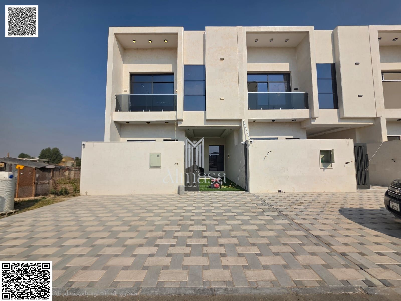 Dream villa, 4 bedrooms with a rooftop terrace, European design, custom finishing, prime location, and price including registration and ownership fees
