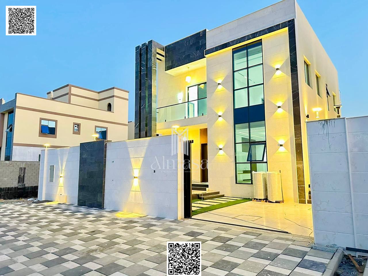 Villa including registration and ownership fees, large area, freehold ownership for all nationalities for life, ready to move in