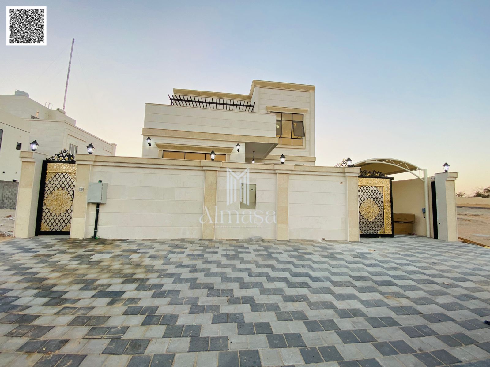 Luxury villa for sale in Al Zahia – Ajman | 4 bedrooms | Price: AED 1,400,000 (negotiable)