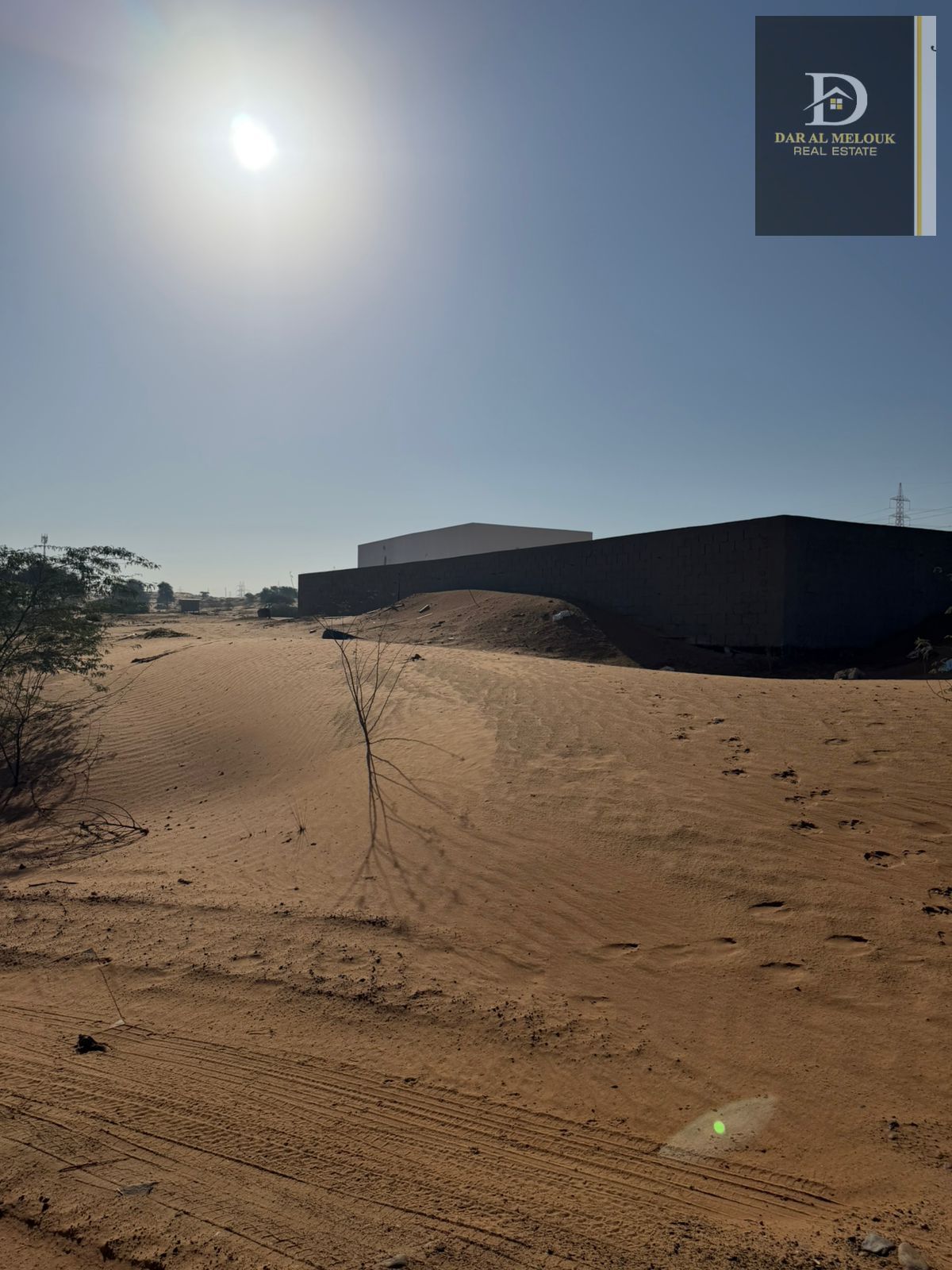For Sale in Sharjah Arqoub Area Industrial Land Prime Corner Location on Two Streets Ownership Available to UAE Nationals and GCC Citizens