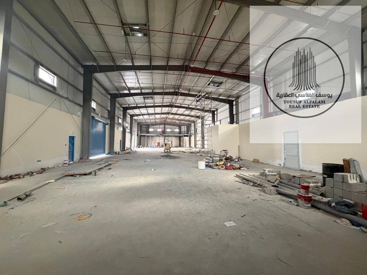 For rent in Al Sajaa: Warehouse area 16,000 sq ft, electricity 200 kW, AED 880,000