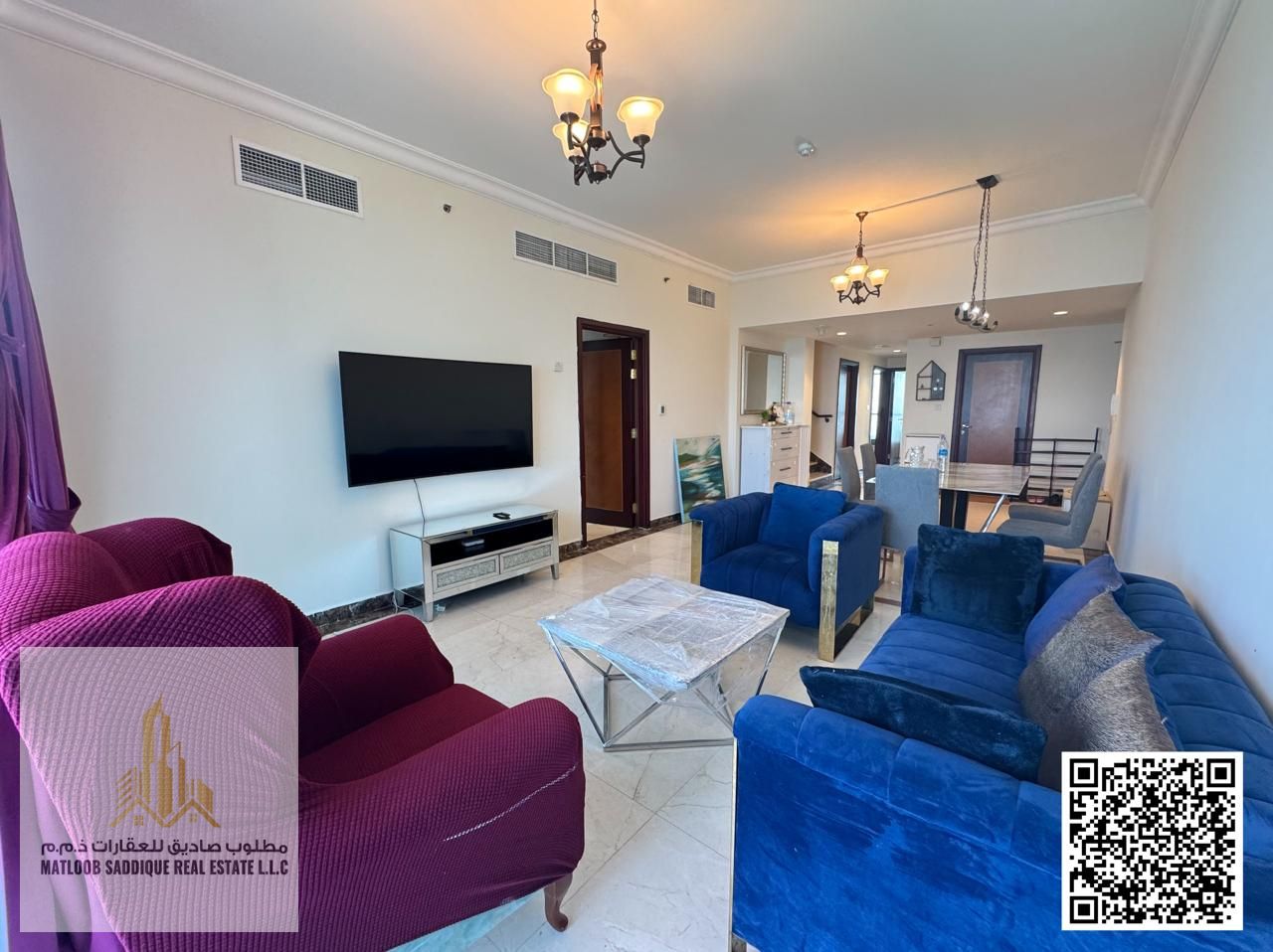 Luxury 3 BHK apartment with maid room Sea View