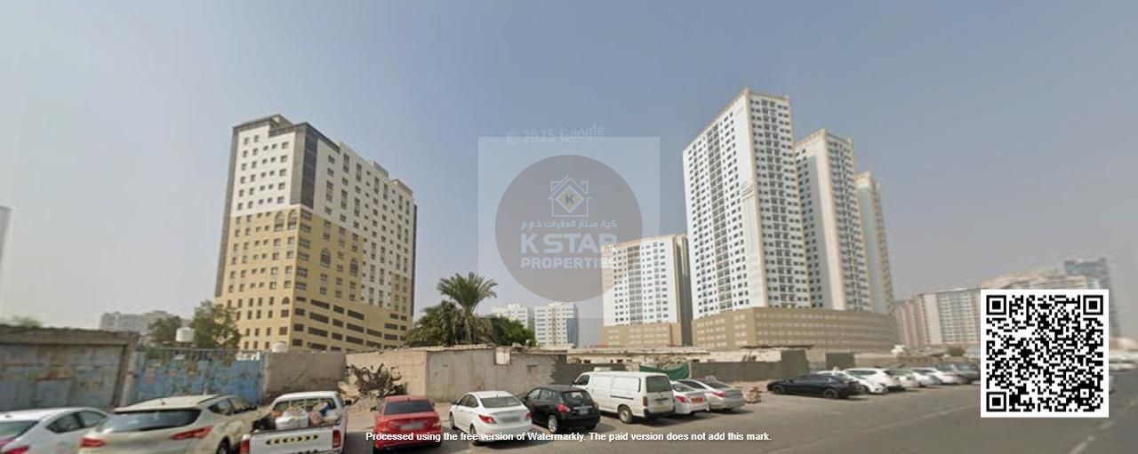 Prime location 14850 SQ FT COMMERCIAL RESIDENTIAL G+20 FLOORS PLOT NEAR AJMAN PEARL TOWER AJMAN