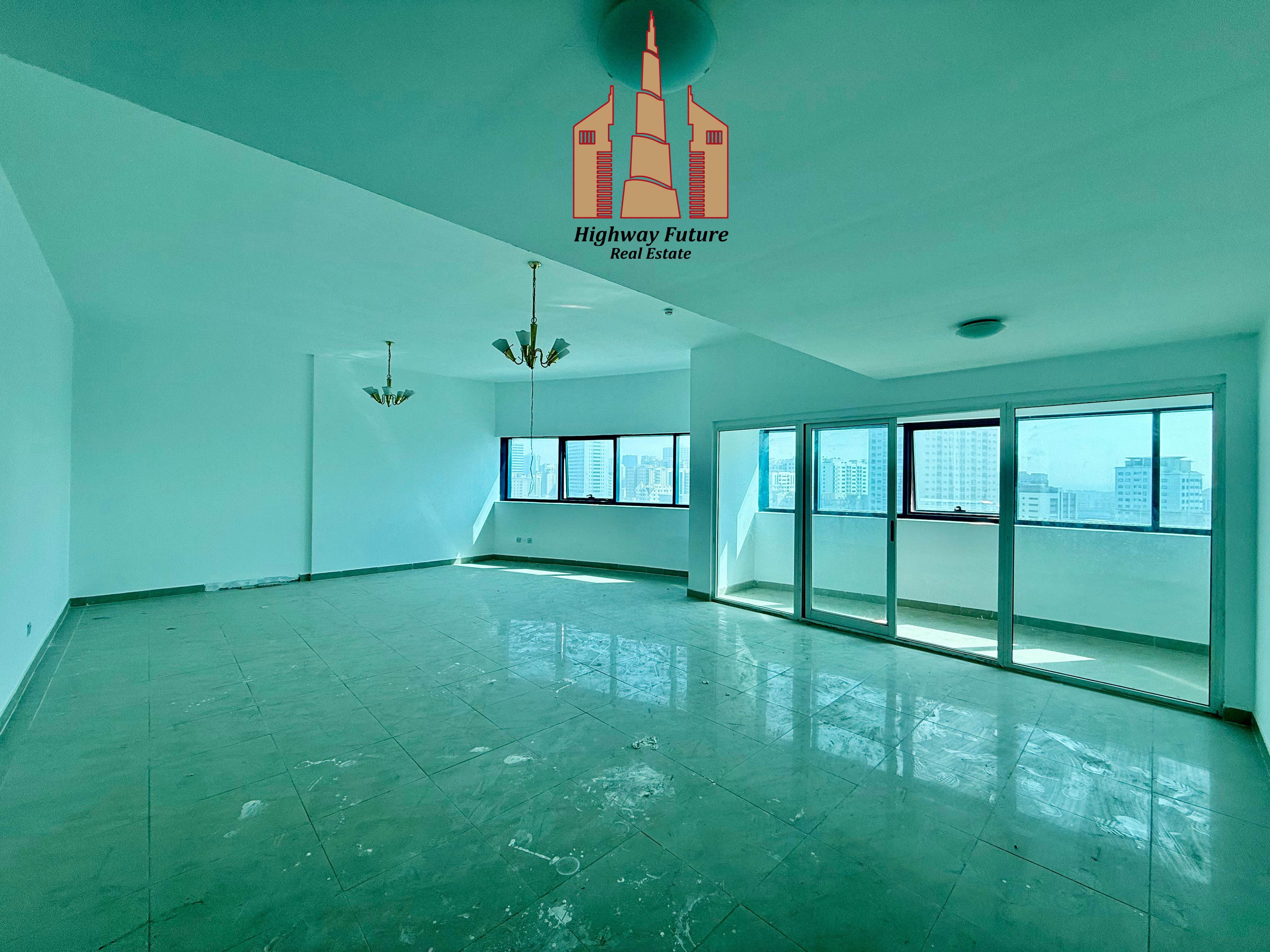 Very Spacious 2BHK with Maids Room | Laundry | Balcony | Gym & Pool | Parking | Only 63K | Dubai Exit
