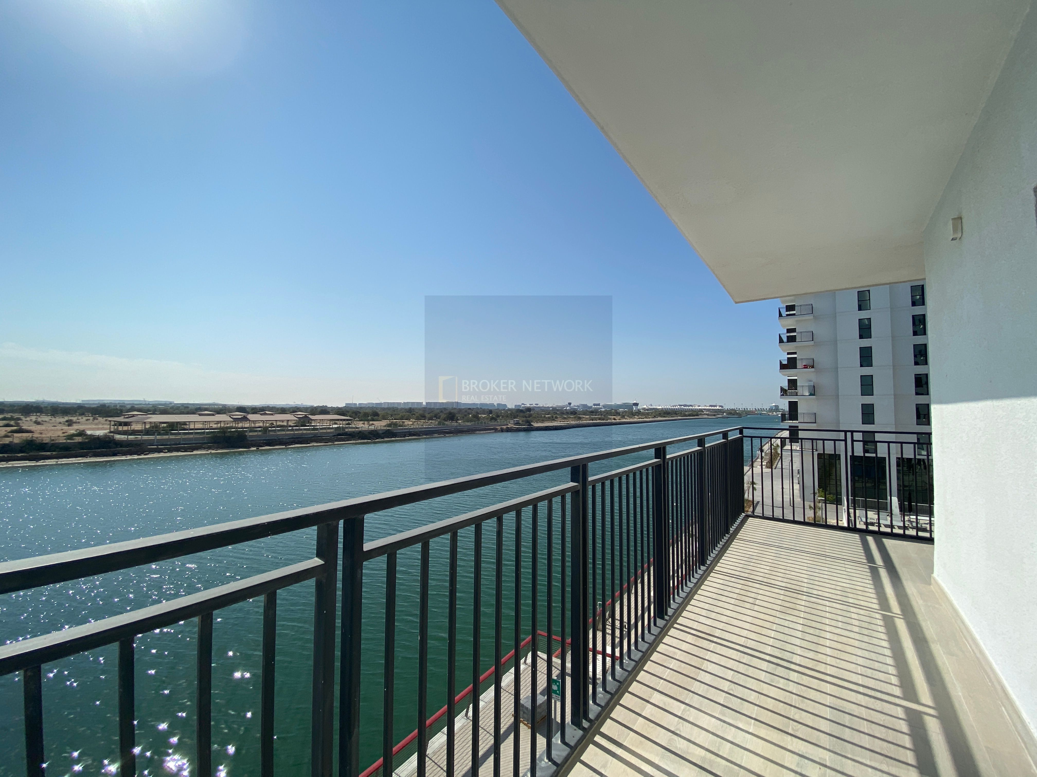 Spacious 3BR + Maid | Water’s Edge | Yas Island Full Canal View
