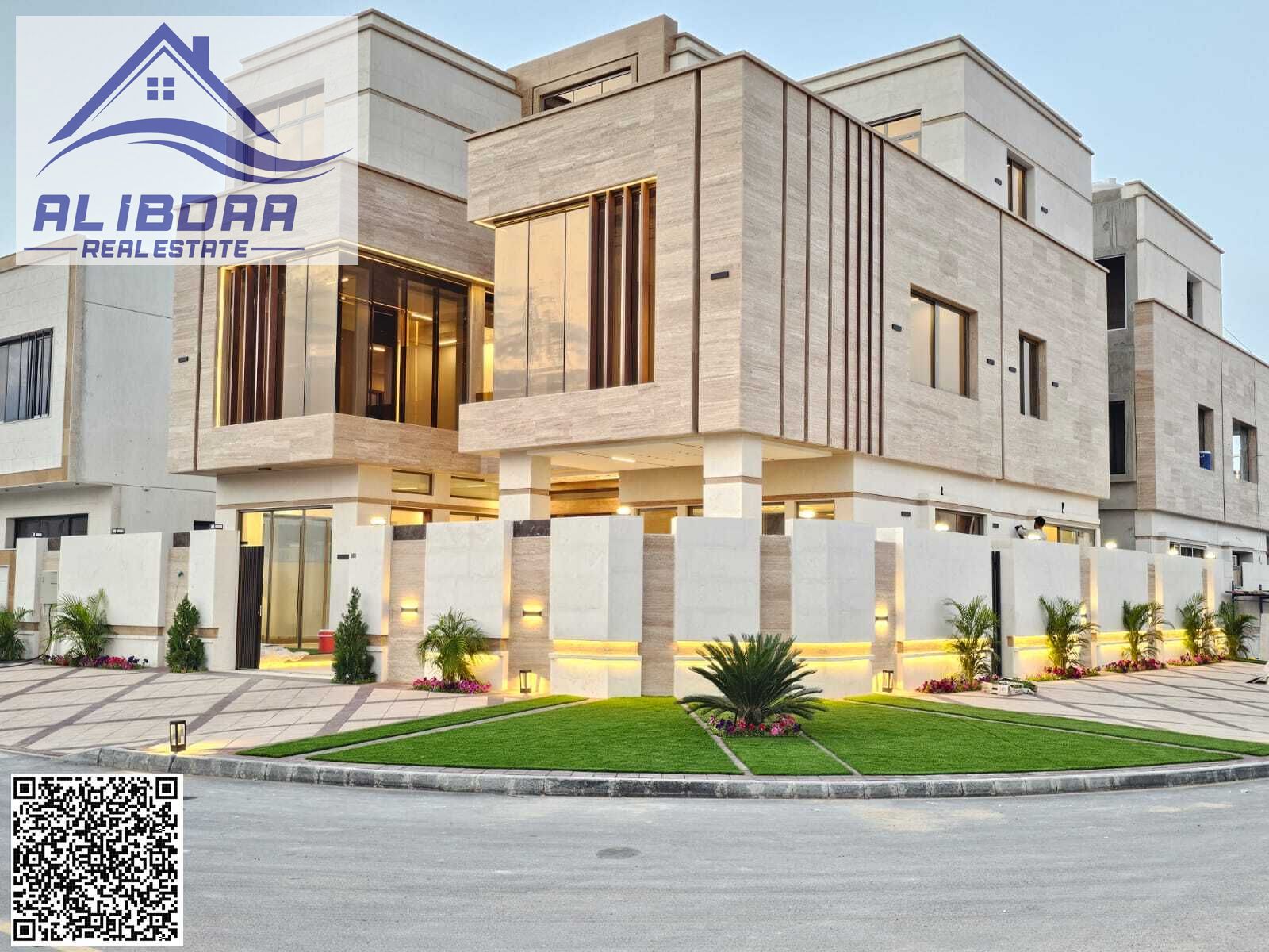 Luxury Three-Story Corner Villa for Sale in Al Yasmeen, Ajman
