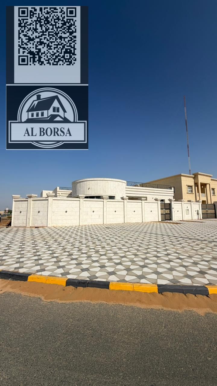 Villa for rent in Al Helio, Ajman, corner unit - 4 master bedrooms, majlis and living room