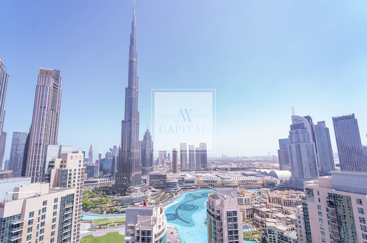 Burj And Fountain View | Unfurnished | High Floor