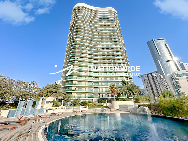 Vacant | Stylish 1BR | High Floor | Sea View