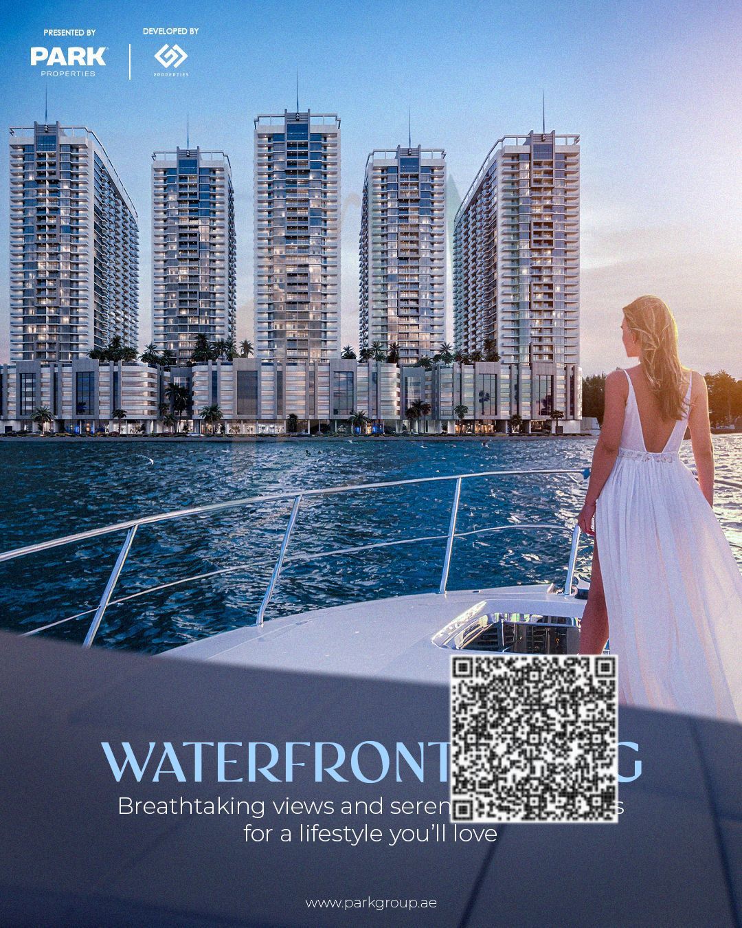 Ready to live in luxury and invest wisely? Your journey begins here. . . in Ajman's most prestigious towers directly on the creek!