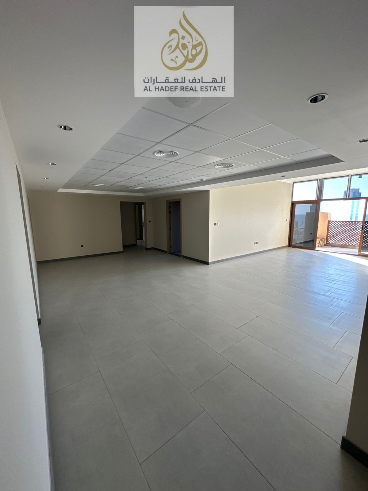 Annual rent in Ajman, Al Bustan area, near Ajman Museum. The building is suitable for families. Apartment with three bedrooms, a living room, a maid's