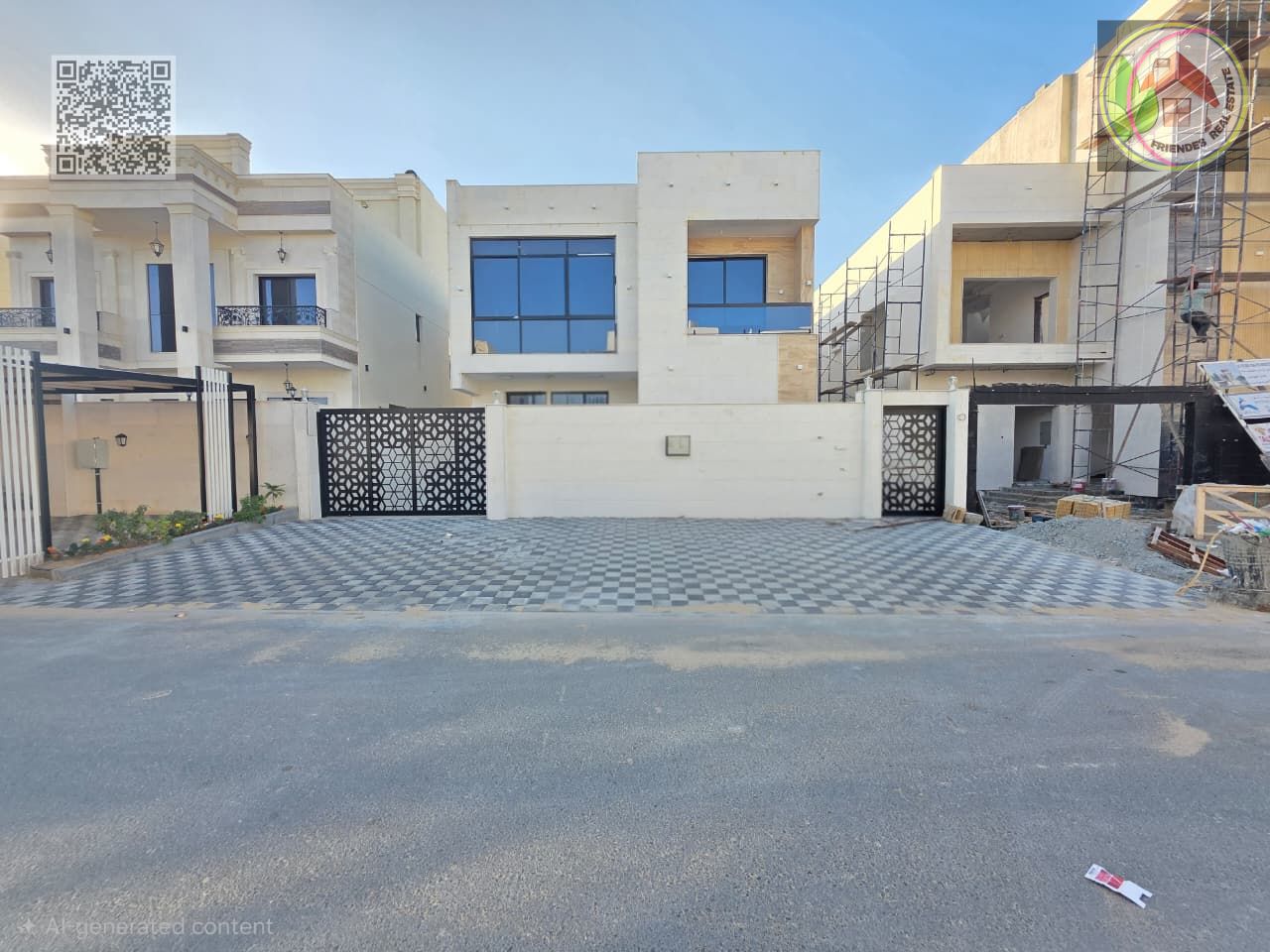 Villa in Al Amrah area, Ajman | Registration and ownership fees included | Freehold for all nationalities | Close to the mosque and all services