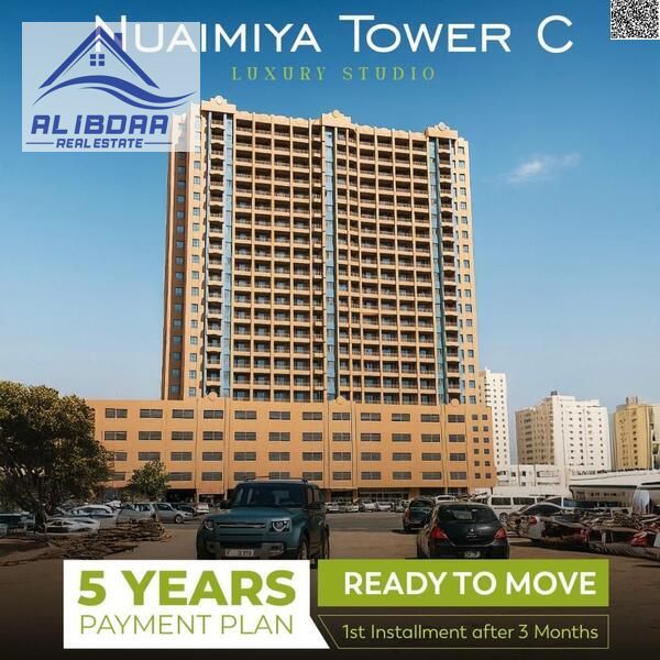 Studio for Sale in Ajman – Freehold for All Nationalities A great opportunity for living or smart investment