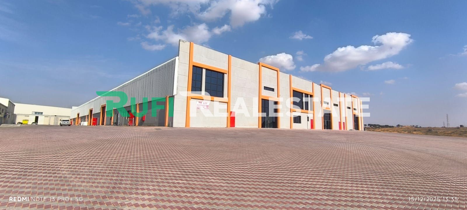 BRAND NEW /// 7700 Sq. Ft Warehouse With 70Kw Power Warehouse For Rent in Emirates Modern Industrial Area Uaq.