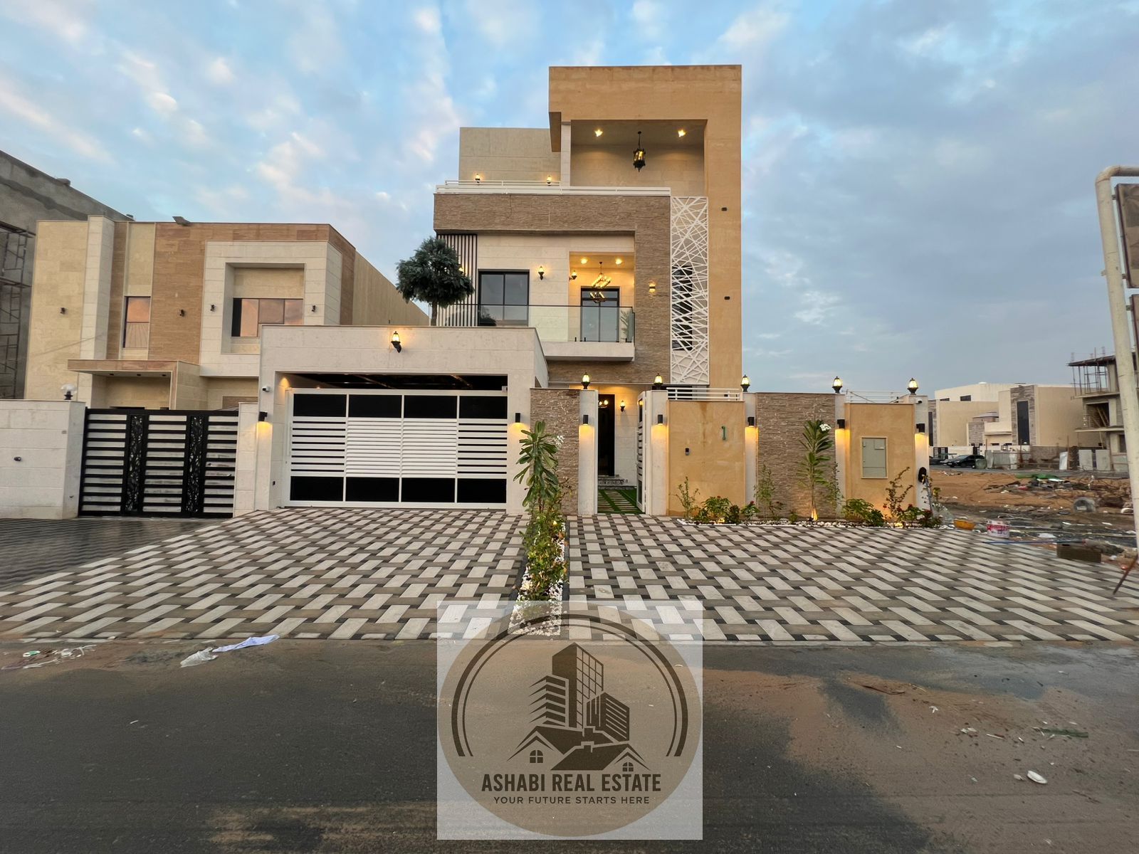 A brand new three-storey luxury villa