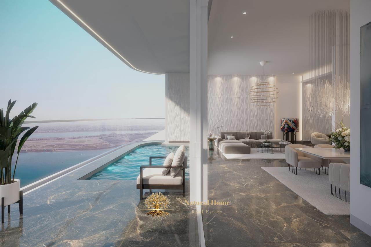 Where the beauty of Al Mamzar meets spaciousness: a 3-bedroom apartment in the Good Tower, unparalleled sea views, an exceptional price, and a smart a