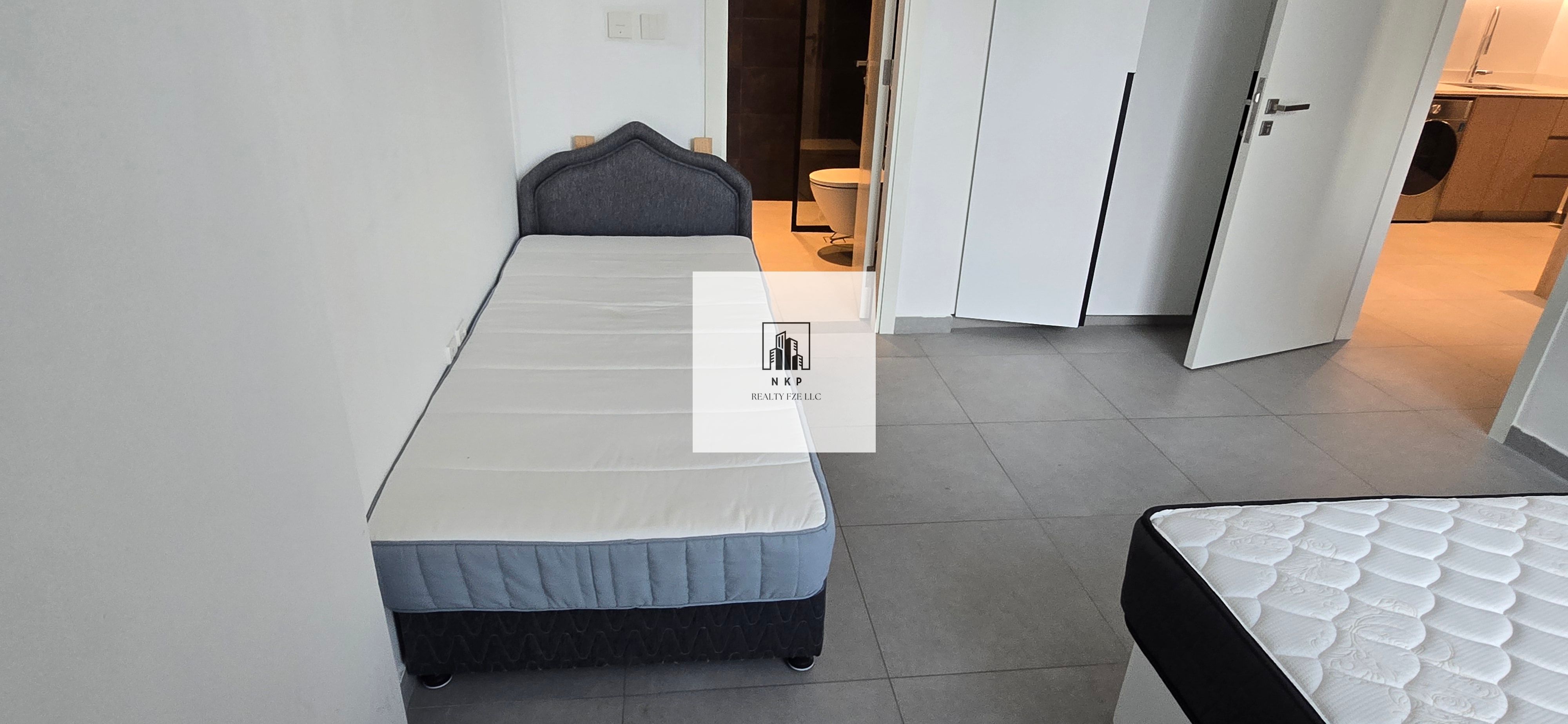 Spacious luxurious lush fully furnished 1bhk apartment with balcony and 2 bathroom with pool view