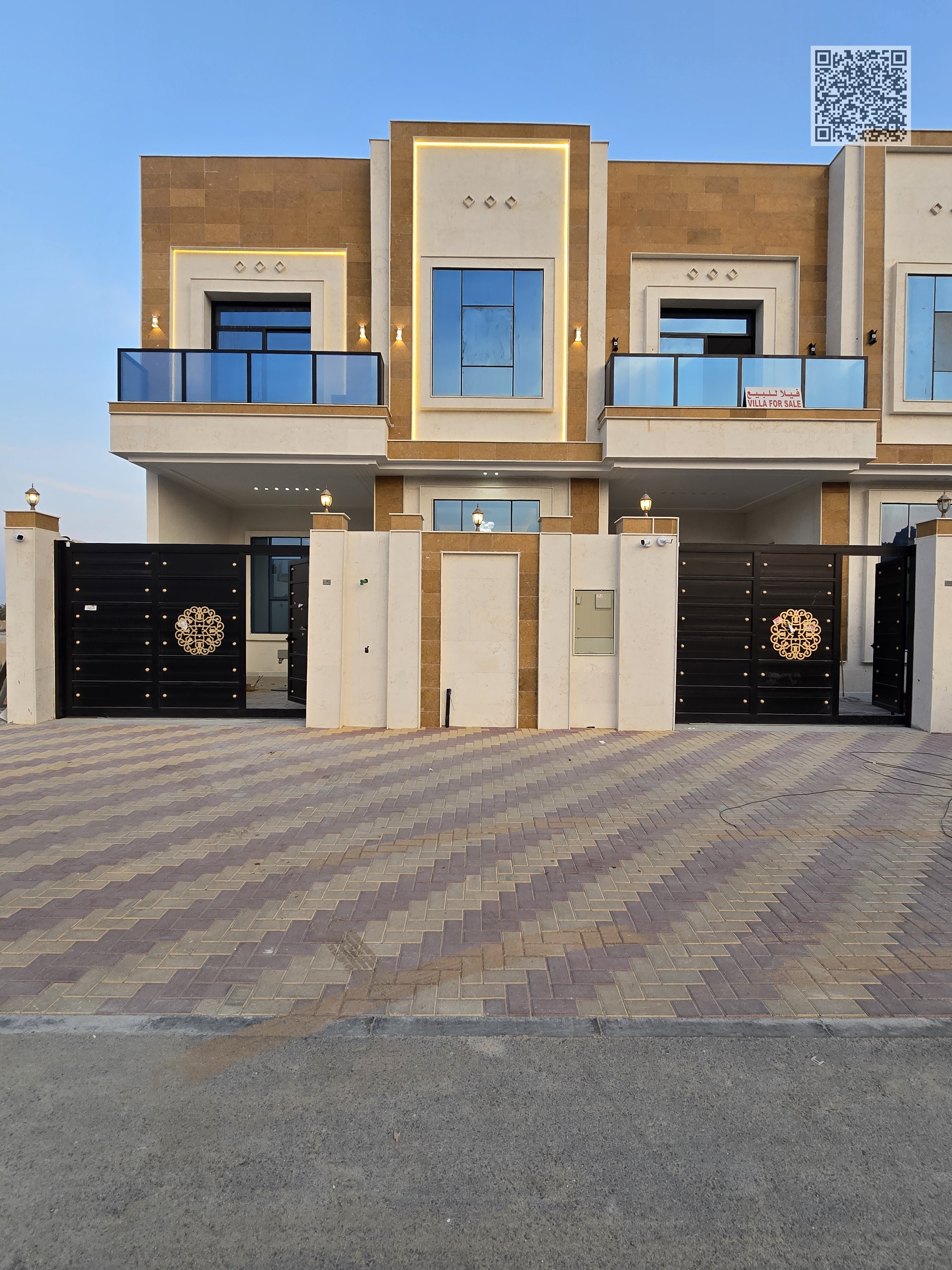 Villa for sale floor and first roof Super Deluxe finish next to Jasmine Garden at a special price including air conditioners