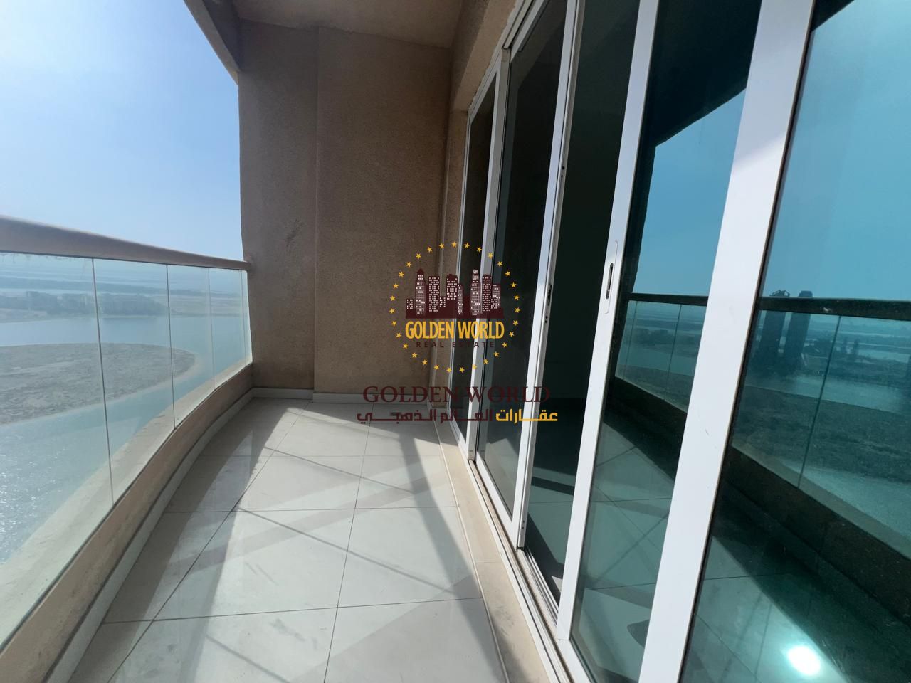 3BHK with balcony and free AC for rent in Al Qasba/Al Khan, Al Majaz 3. All rooms sea view, master bedroom, 3 baths, gym & pool. Rent AED 100,000.