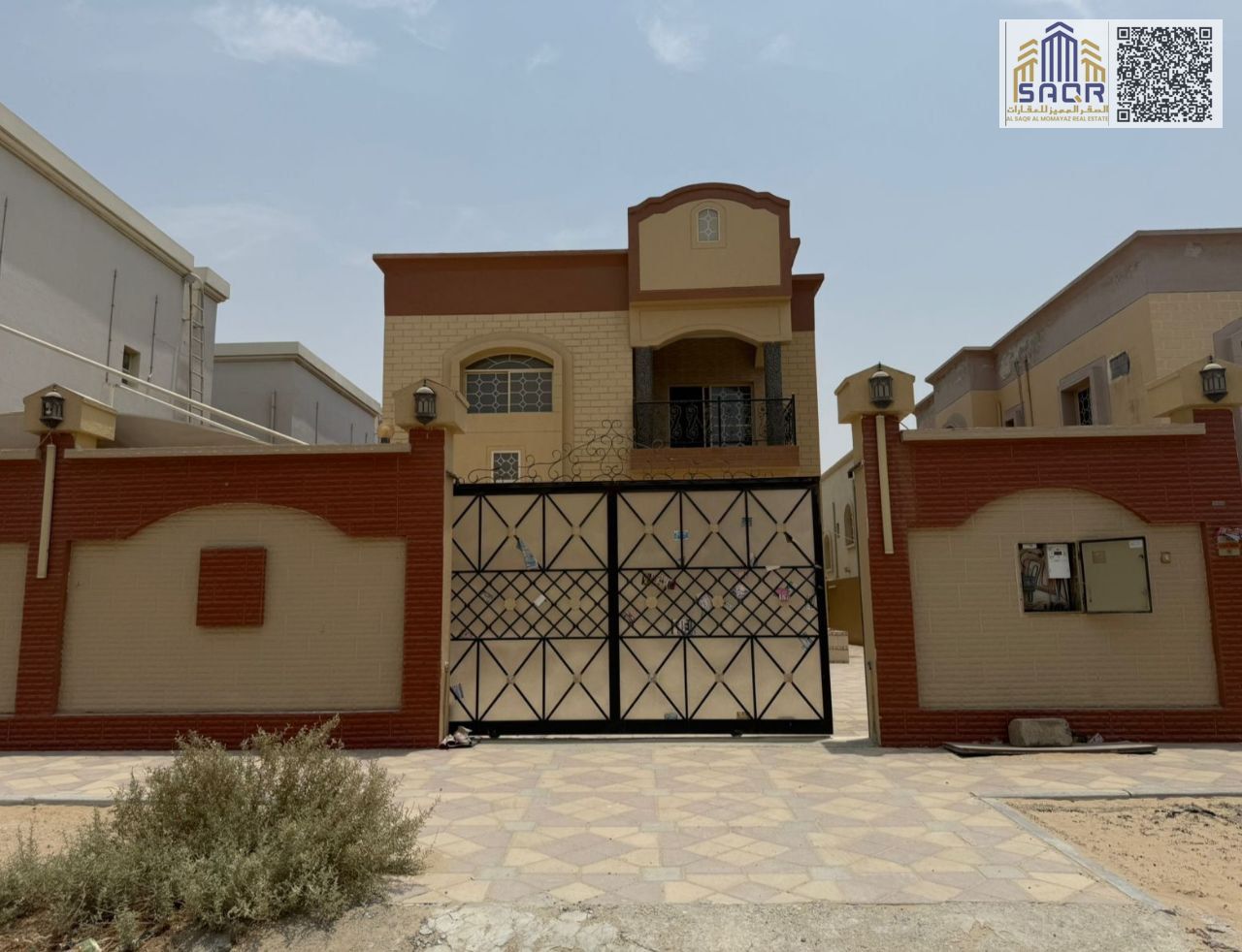 Villa for rent, 5000 sq ft, prime location, great price, next to a mosque and close to all amenities