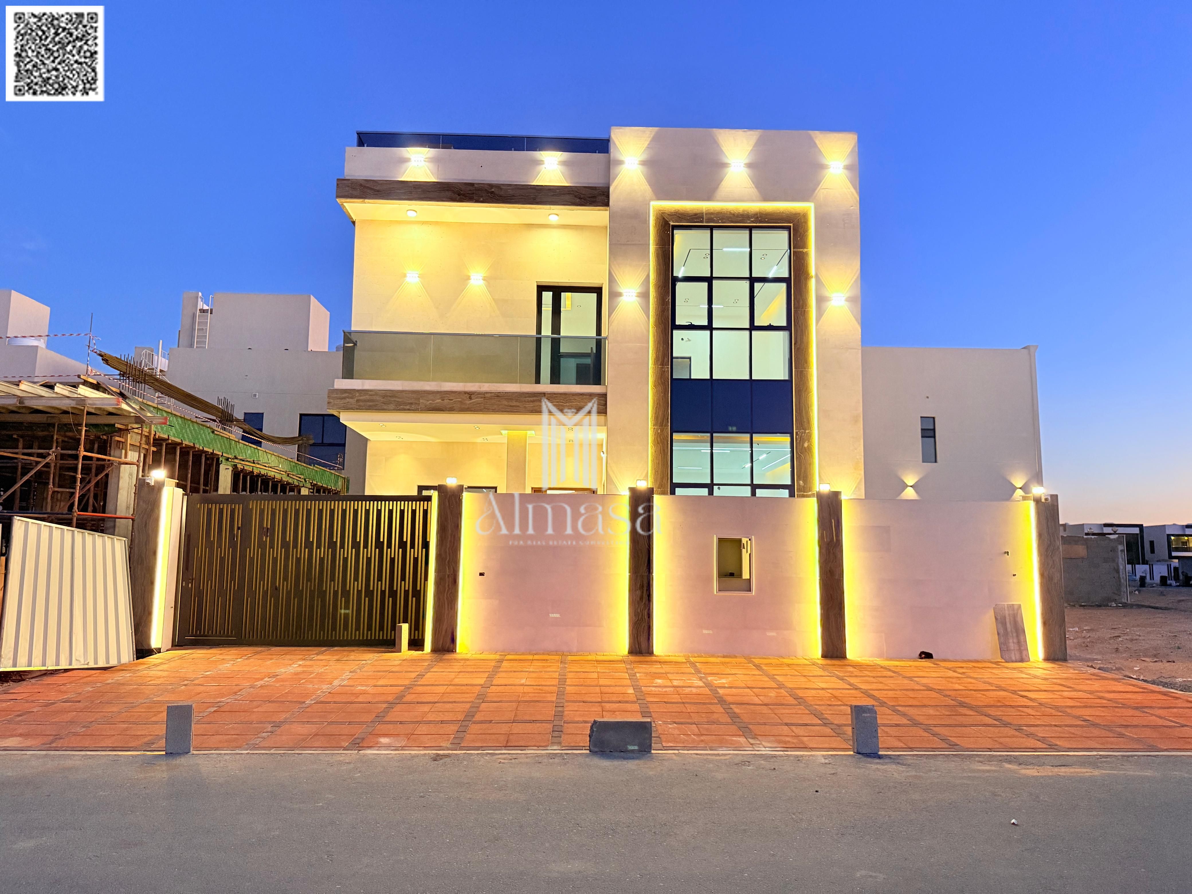 Luxury villa for sale: 4 master bedrooms + roof terrace. Location: Al Zahia, Ajman | Price: AED 1,680,000 (including fees and transfer of ownership)