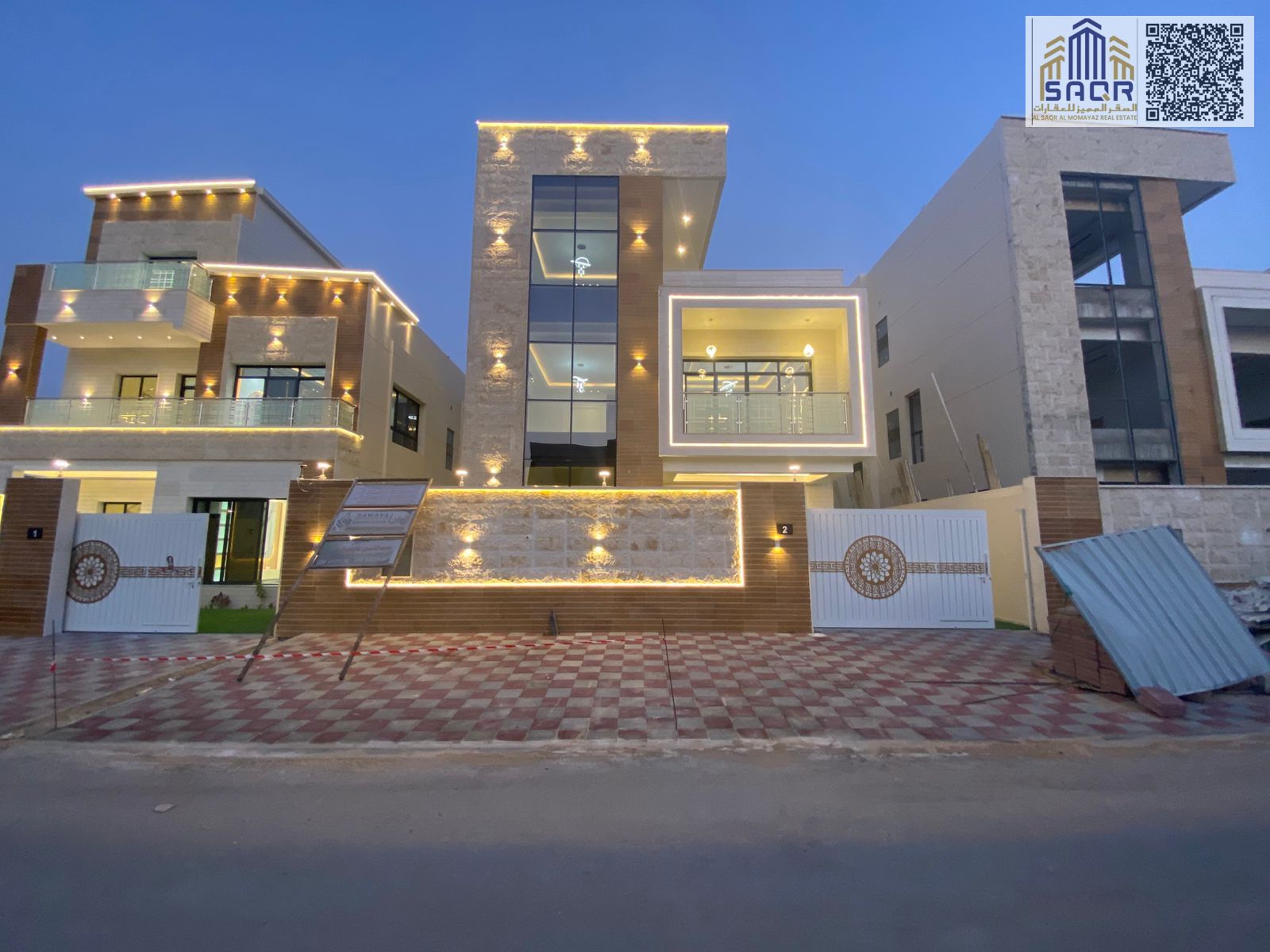Luxury modern villa for sale near Mohammed Bin Zayed exit, rooftop with swimming pool - registration fees included