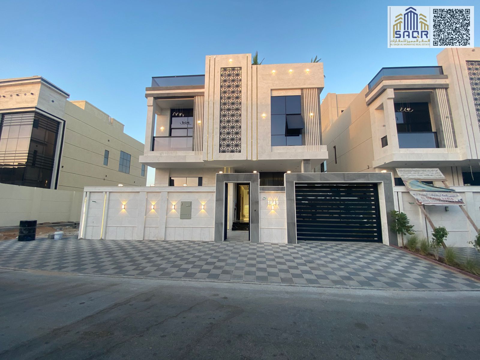 Luxury villa in Al Zahia – Ajman, all fees included, elegant design and luxurious finishing