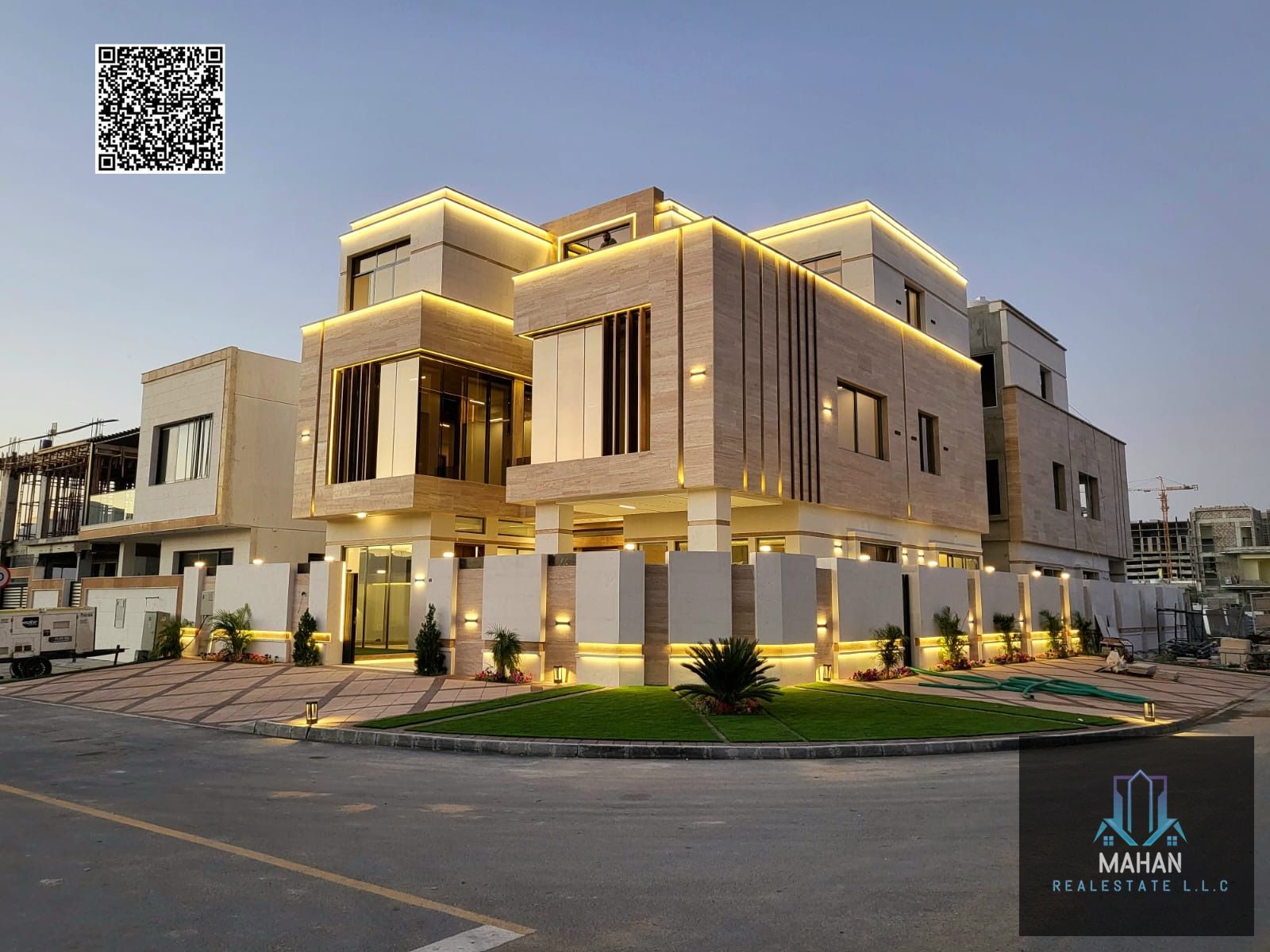 A V. I. P Deluxe Corner Villa for sale in one of Ajman’s most prestigious residential areas – Al Yasmeen, offering an exceptional blend of European elegance and modern luxury living.