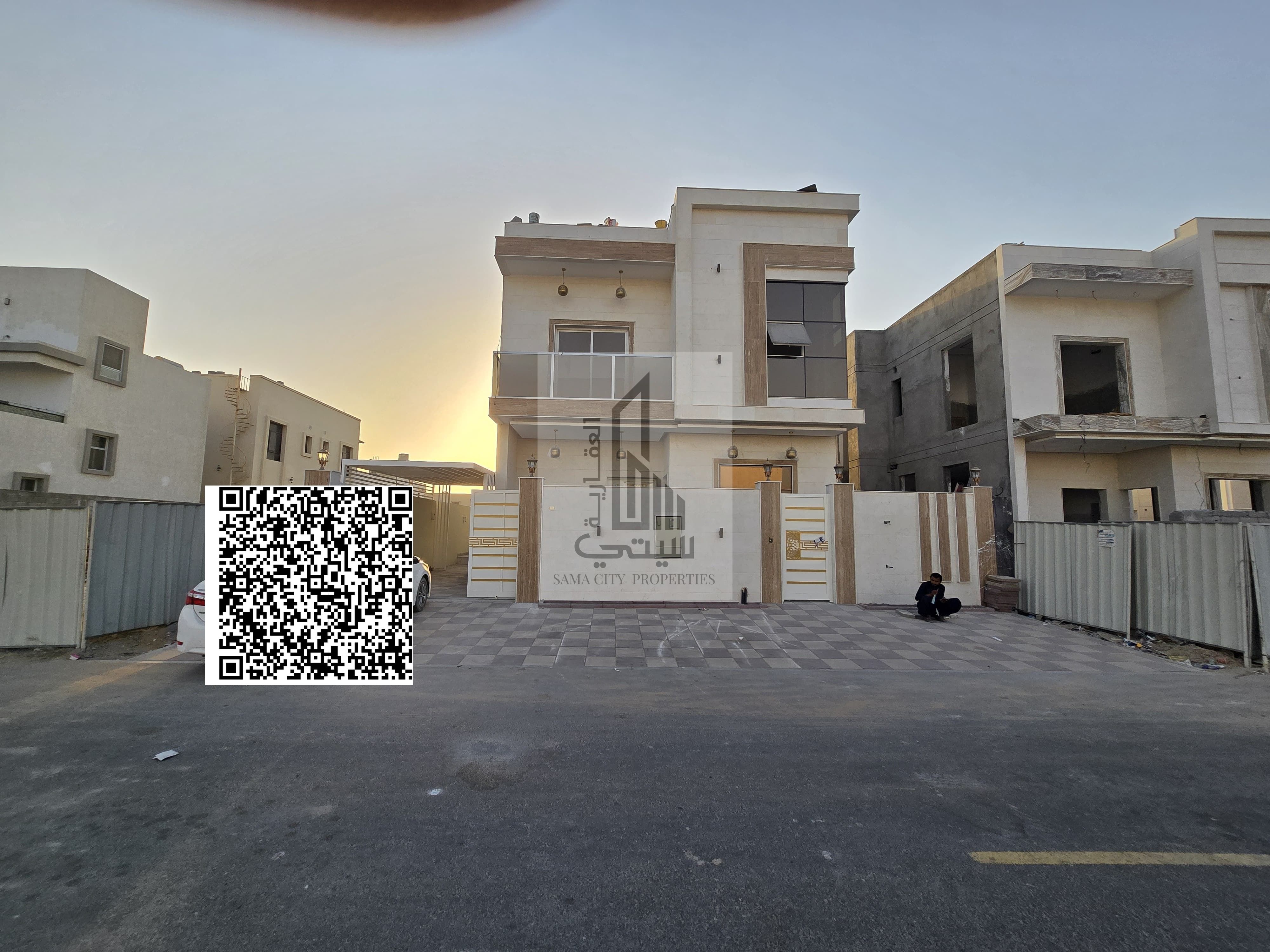 Villa for sale *Ajman * Consisting of: * *5 master bedrooms* * Majlis
