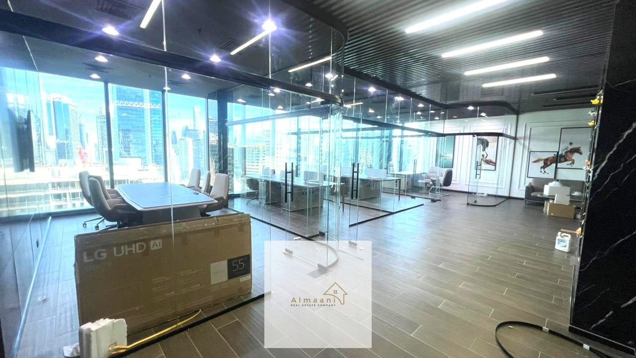 Luxury Fully Furnished Specious Office With Iconic Burj Khalifa View