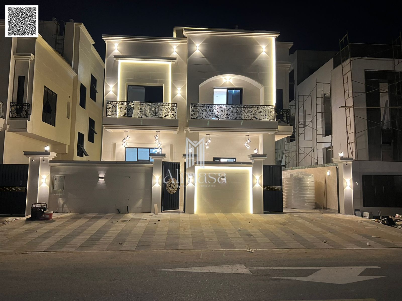 Luxury villa for sale in Al Helio 2, Ajman. Elegant design | Excellent finishing | Includes air conditioning. Modern and stylish design.