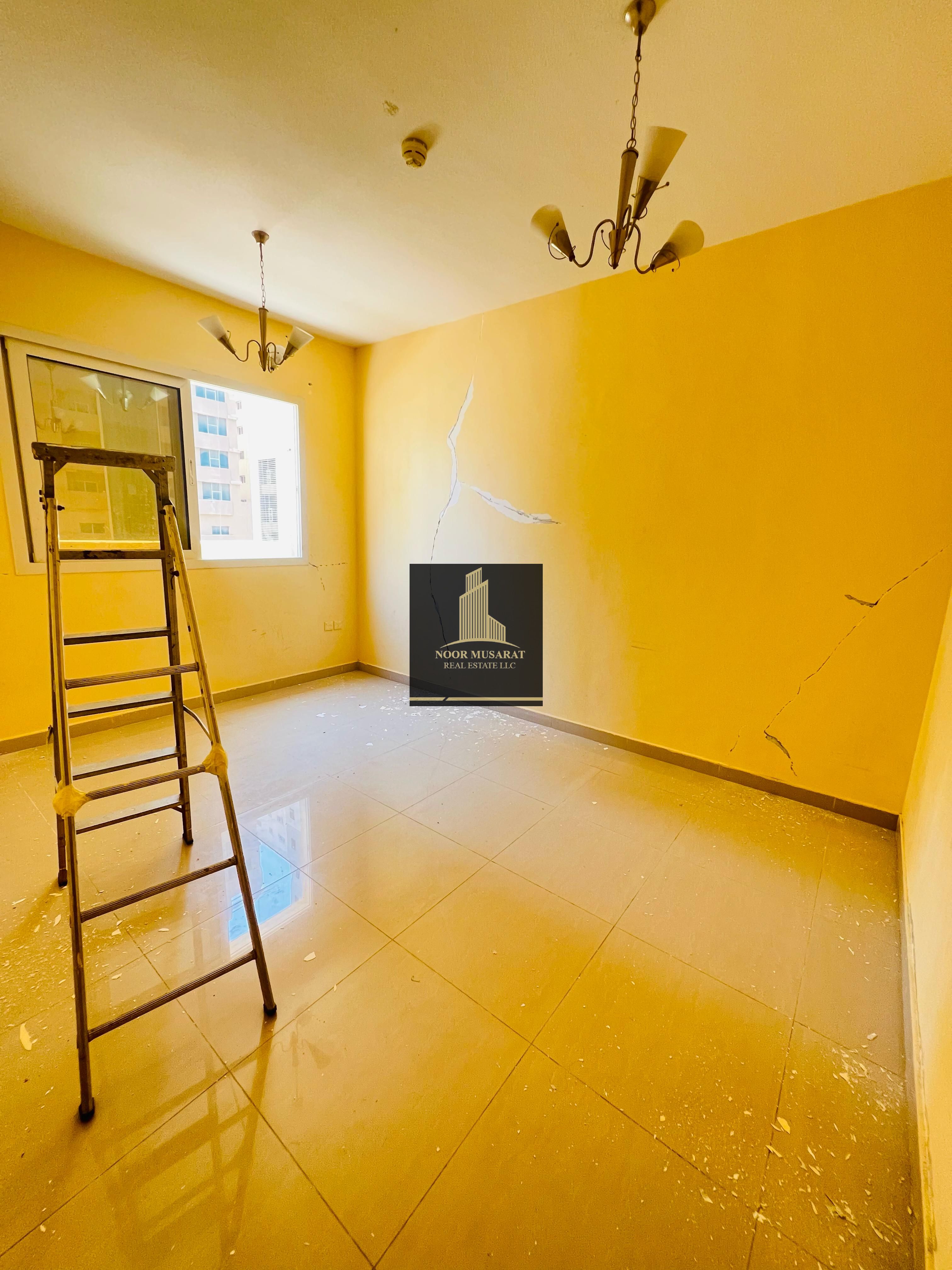 Affordable 1BHK Flat With Parking Rent 37K Near Sahara Center Al Nahda Sharjah Call M; Abbas
