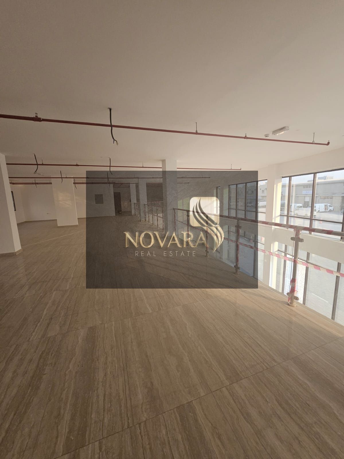 Showroom for rent in Ajman, Al Jurf Industrial Area 3, 8300 sq ft with mezzanine and outdoor setback, excellent strategic location
