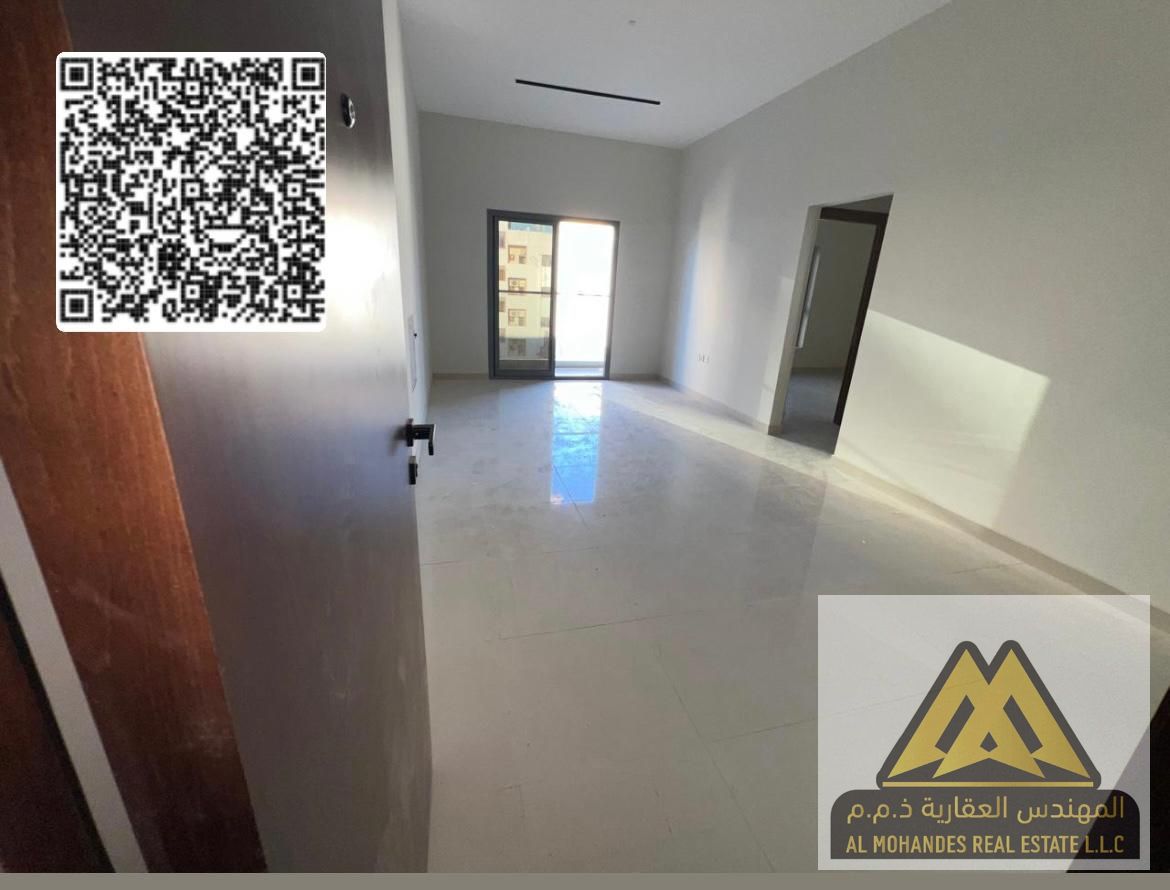 Apartment for Annual Rent – Al Naeemiyah 1, Ajman First Tenant | 3 Master Bedrooms + Living Room | Balcony | Central AC