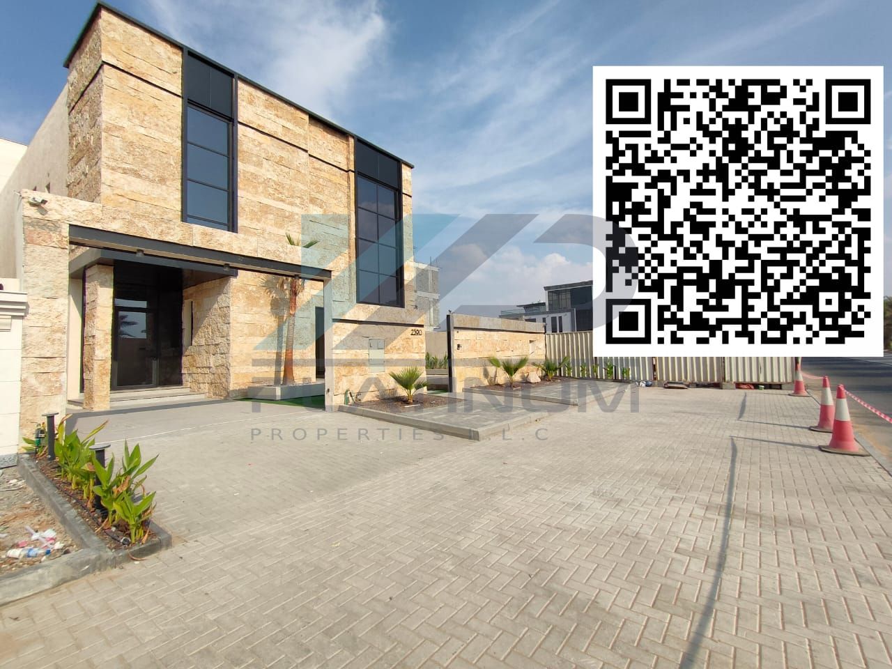 For sale, a very luxurious villa with an amazing architectural design and a spacious area