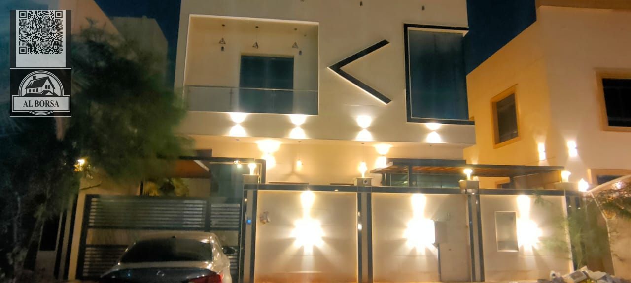 Villa for rent – Al yasmeen area, Ajman – 5 master bedrooms, living room, majlis, maid's room, prime location