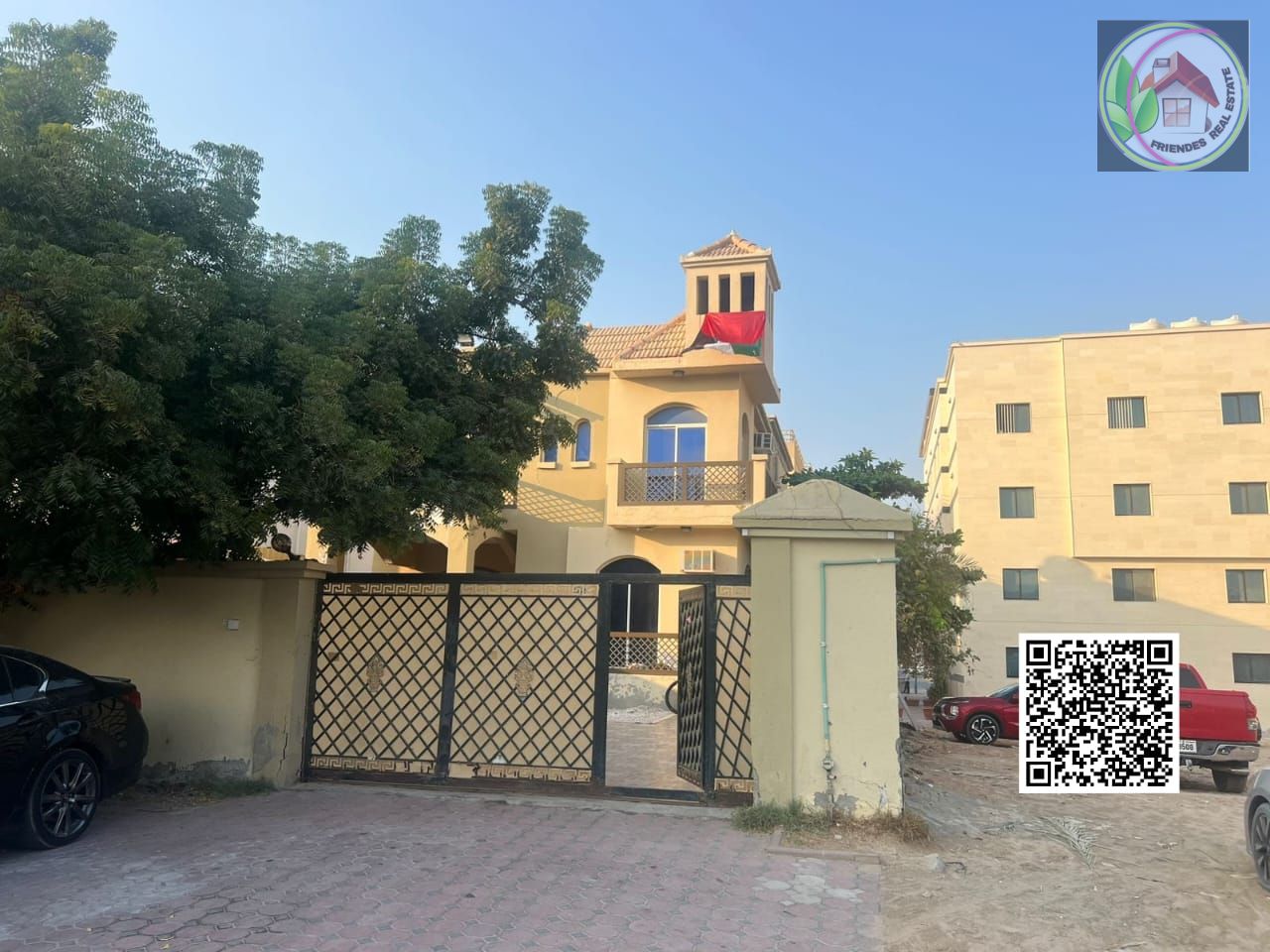 A luxurious and fully equipped villa in Al Rawda, with a large area, ideal layout, and clean finishing, ready to move in immediately… A prime location