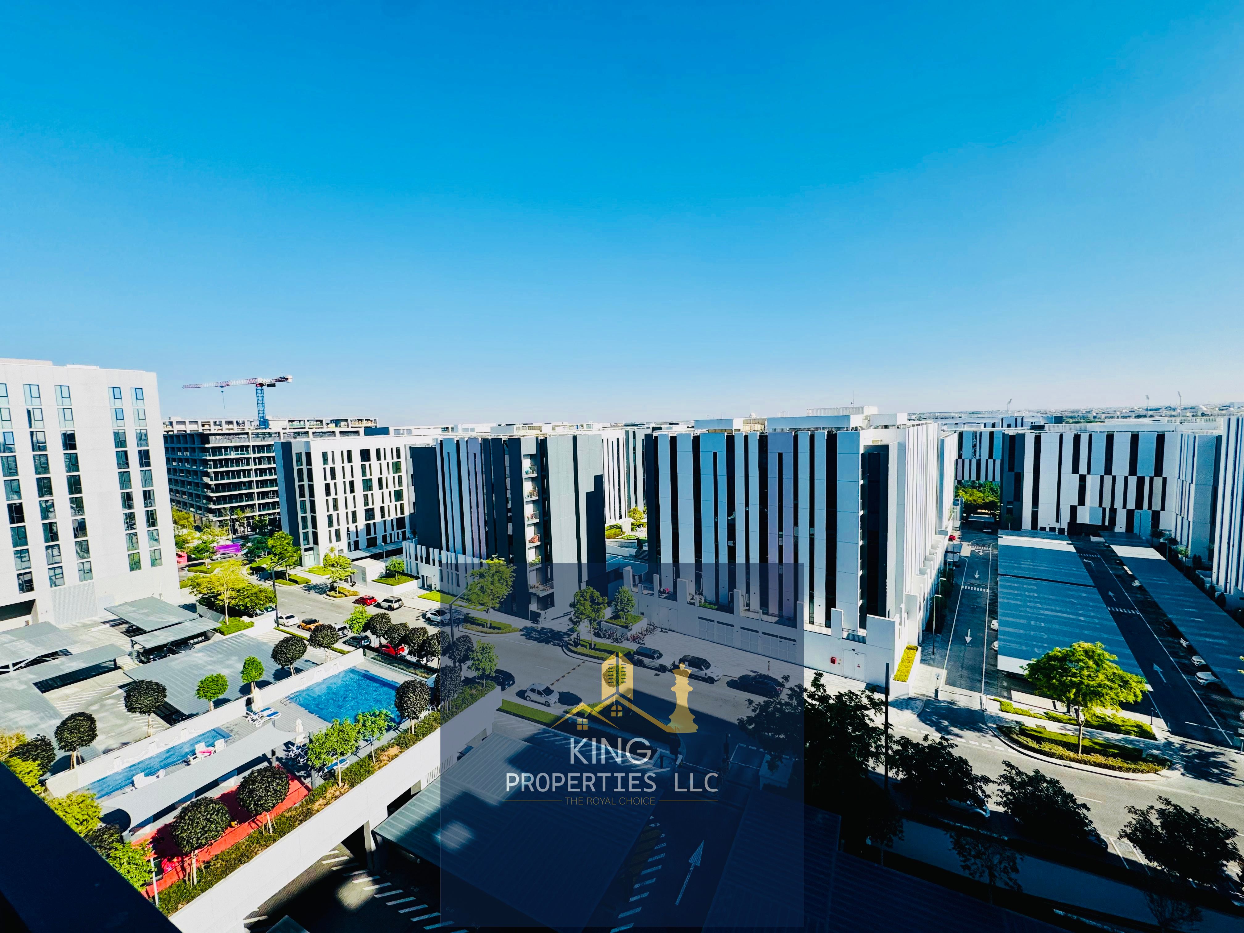 Brand new 1bhk with balcony 2 Wachroom for rent. Aljada Sharjah